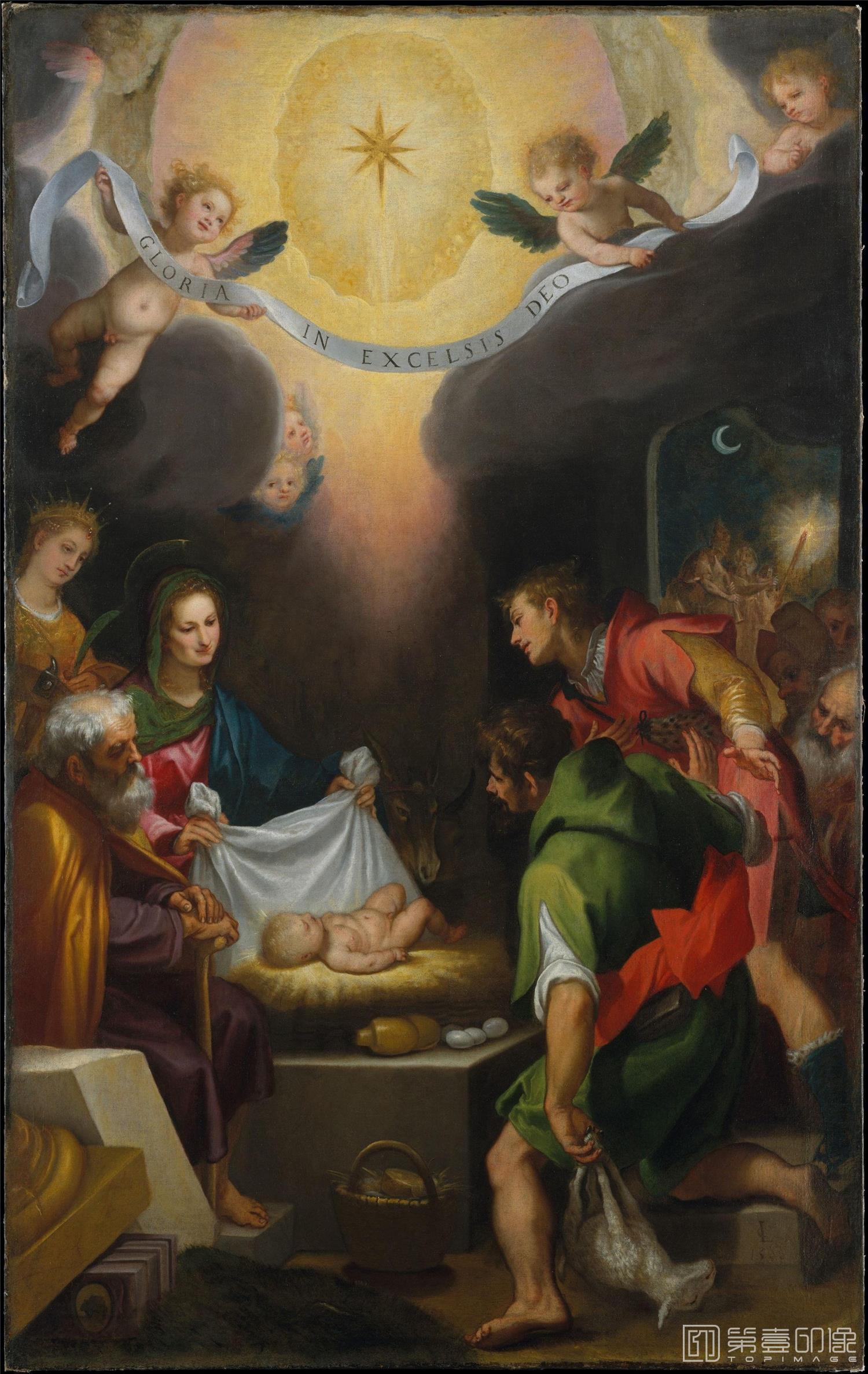 油画-[意大利]米开朗基罗·梅里西·达·卡拉瓦乔 (Michelangelo Merisi da Caravaggio)作品集-0019