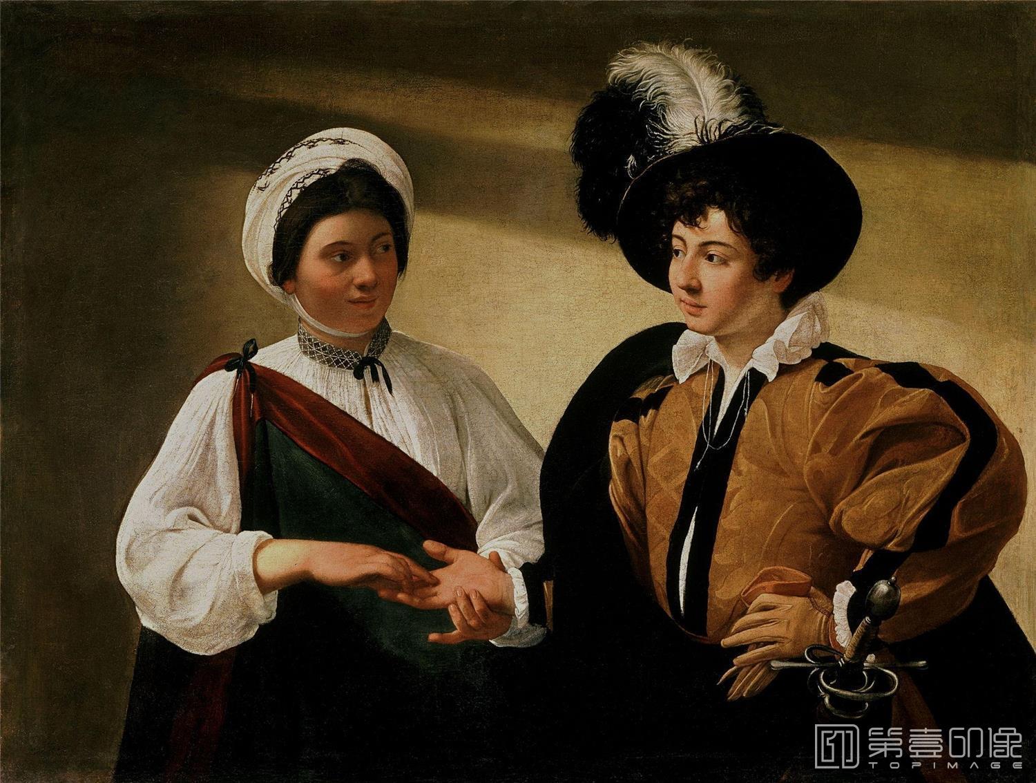 油画-[意大利]米开朗基罗·梅里西·达·卡拉瓦乔 (Michelangelo Merisi da Caravaggio)作品集-0020