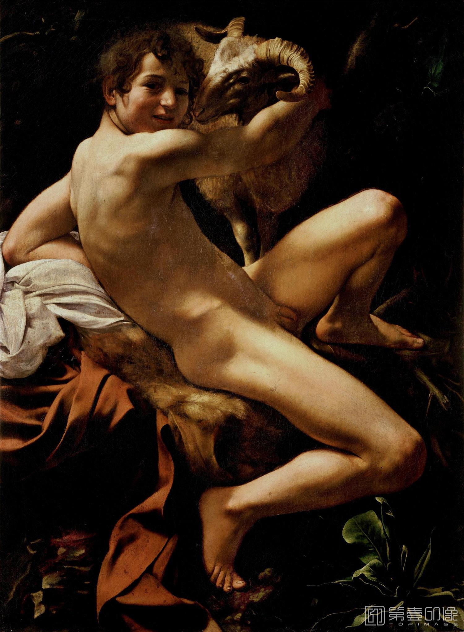 油画-[意大利]米开朗基罗·梅里西·达·卡拉瓦乔 (Michelangelo Merisi da Caravaggio)作品集-0023