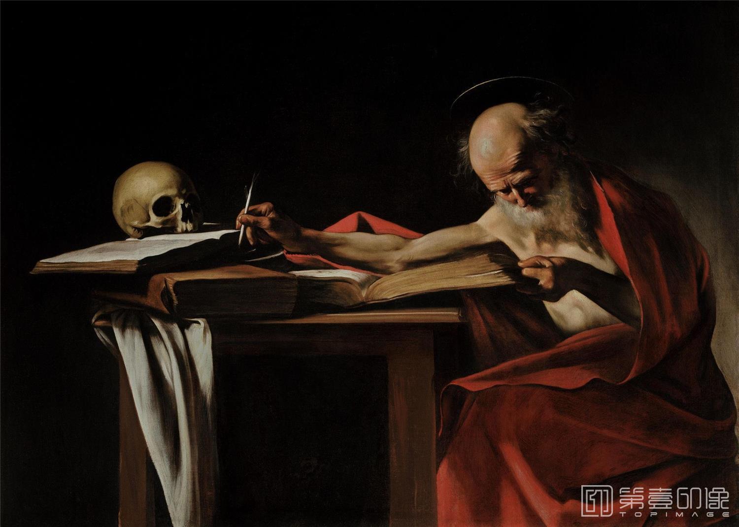 油画-[意大利]米开朗基罗·梅里西·达·卡拉瓦乔 (Michelangelo Merisi da Caravaggio)作品集-0025