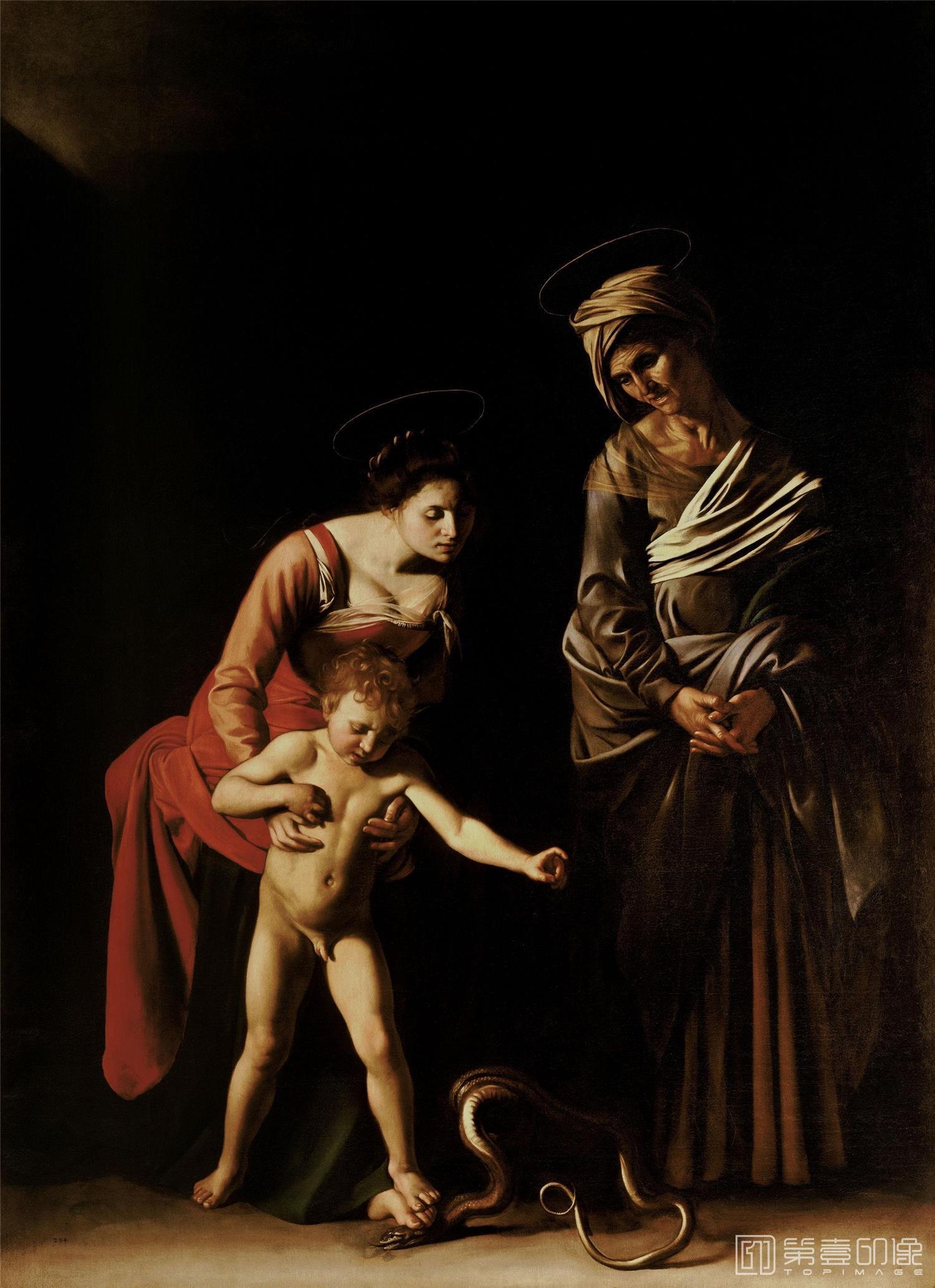 油画-[意大利]米开朗基罗·梅里西·达·卡拉瓦乔 (Michelangelo Merisi da Caravaggio)作品集-0044