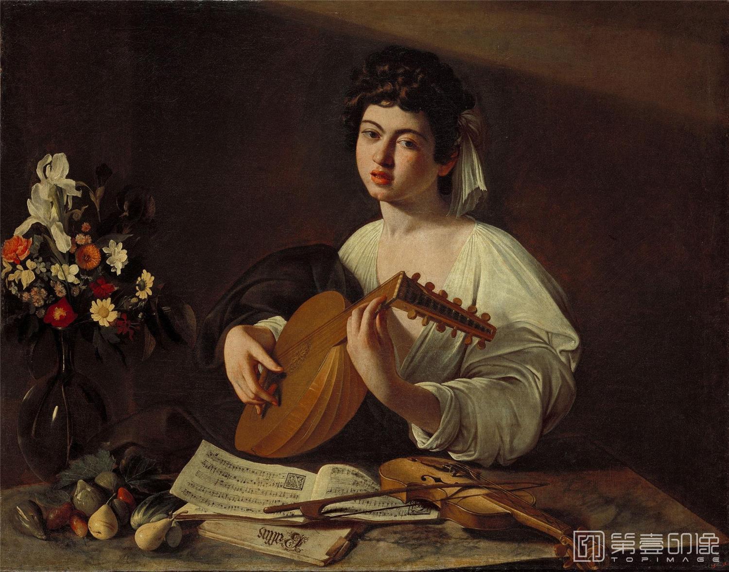 油画-[意大利]米开朗基罗·梅里西·达·卡拉瓦乔 (Michelangelo Merisi da Caravaggio)作品集-0045