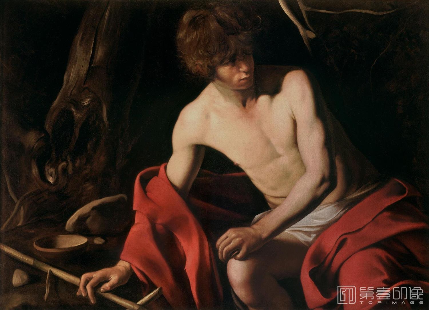 油画-[意大利]米开朗基罗·梅里西·达·卡拉瓦乔 (Michelangelo Merisi da Caravaggio)作品集-0048