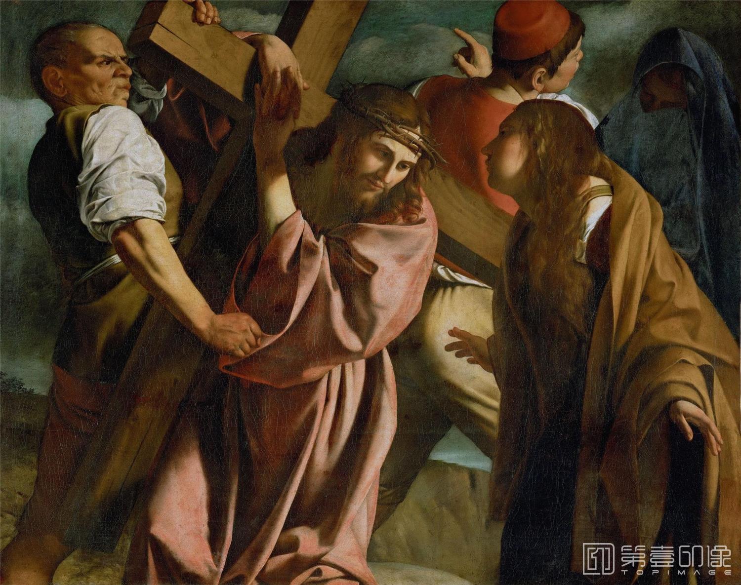 油画-[意大利]米开朗基罗·梅里西·达·卡拉瓦乔 (Michelangelo Merisi da Caravaggio)作品集-0061