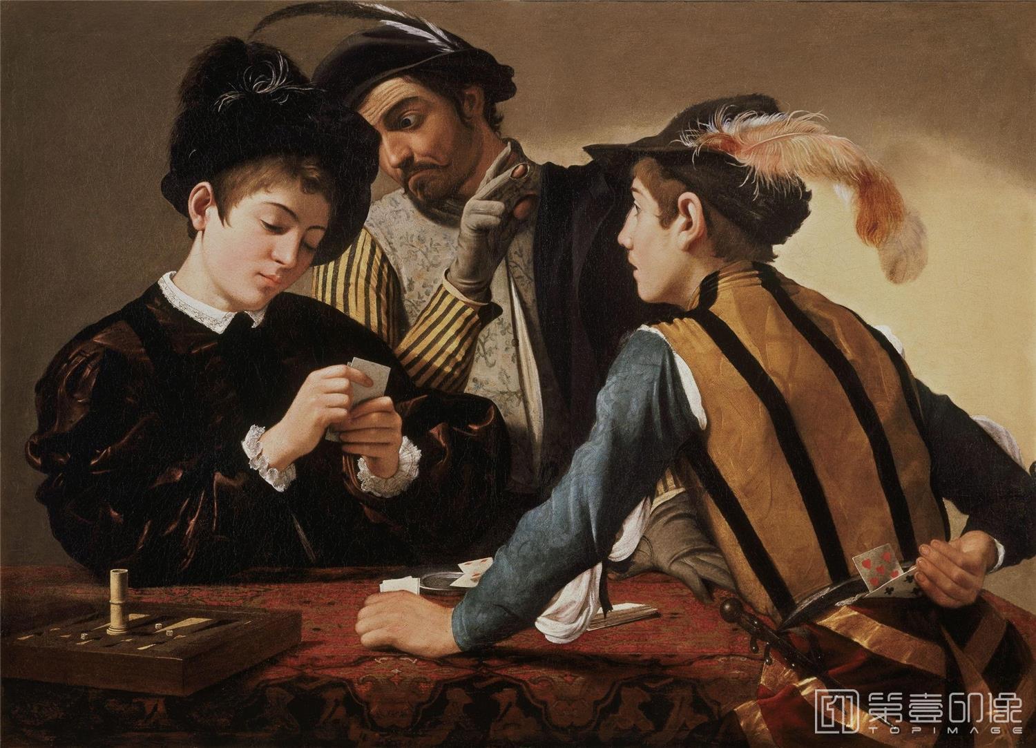 油画-[意大利]米开朗基罗·梅里西·达·卡拉瓦乔 (Michelangelo Merisi da Caravaggio)作品集-0062