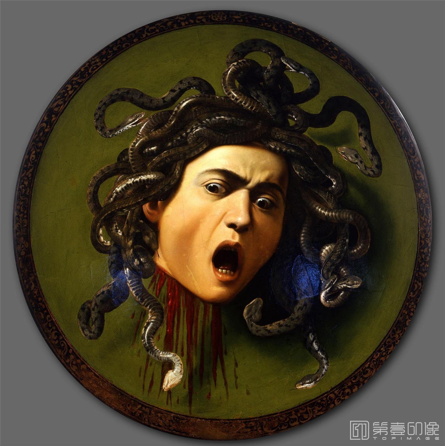油画-[意大利]米开朗基罗·梅里西·达·卡拉瓦乔 (Michelangelo Merisi da Caravaggio)作品集-0065