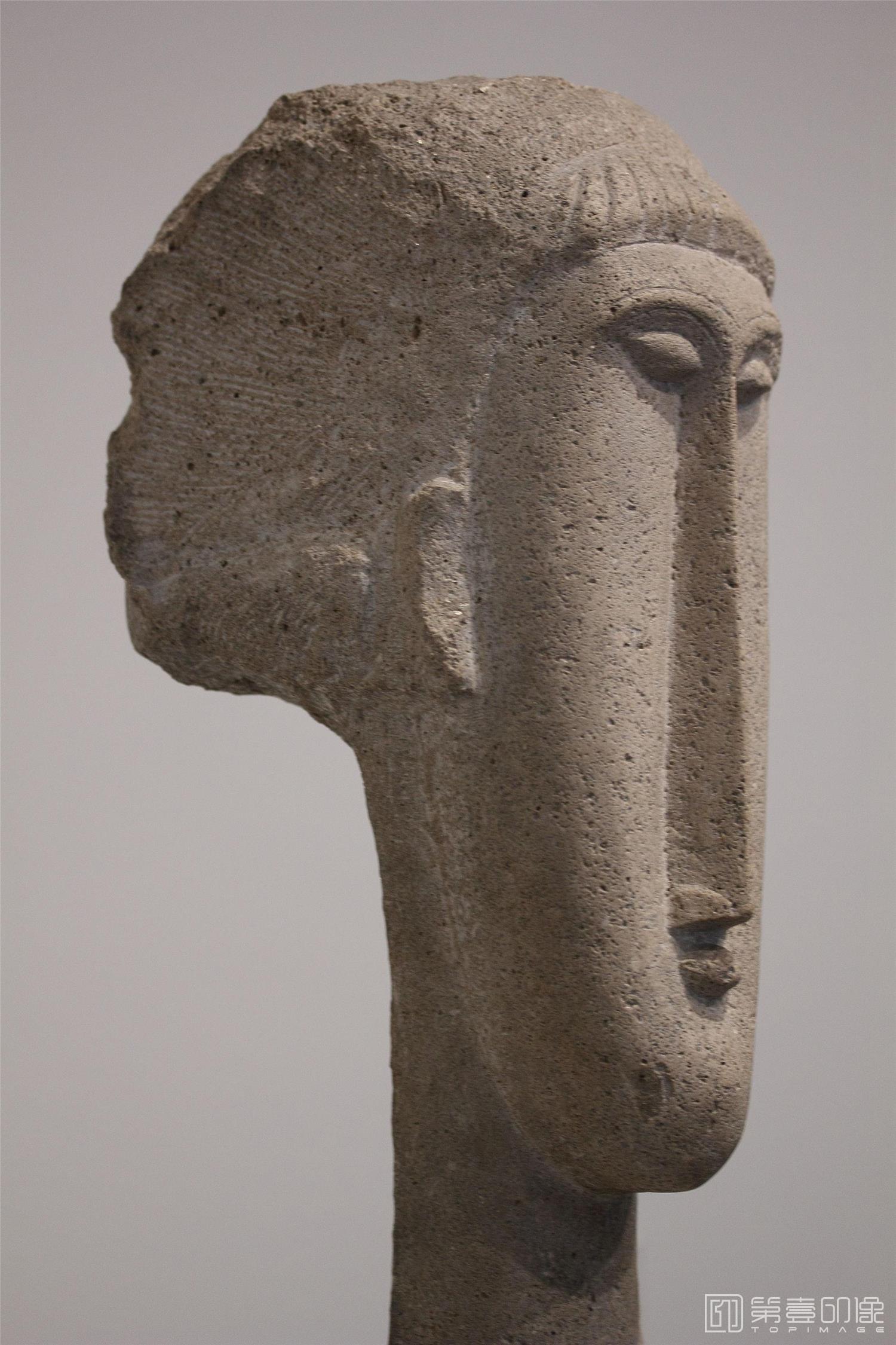 雕塑-[意大利]阿梅代奥·莫迪利亚尼 (Amedeo Modigliani)作品集-0010