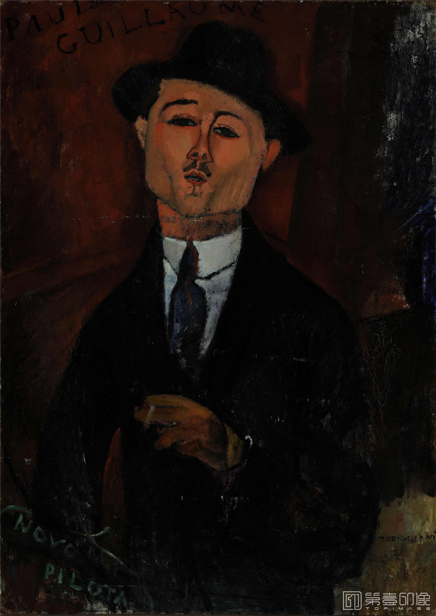 油画-[意大利]阿梅代奥·莫迪利亚尼 (Amedeo Modigliani)作品集-0069