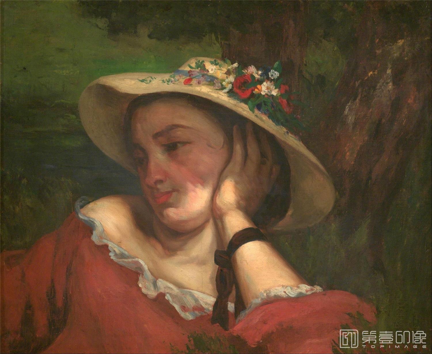 油画-[法国]居斯塔夫·库尔贝 (Gustave Courbet)作品集-0046