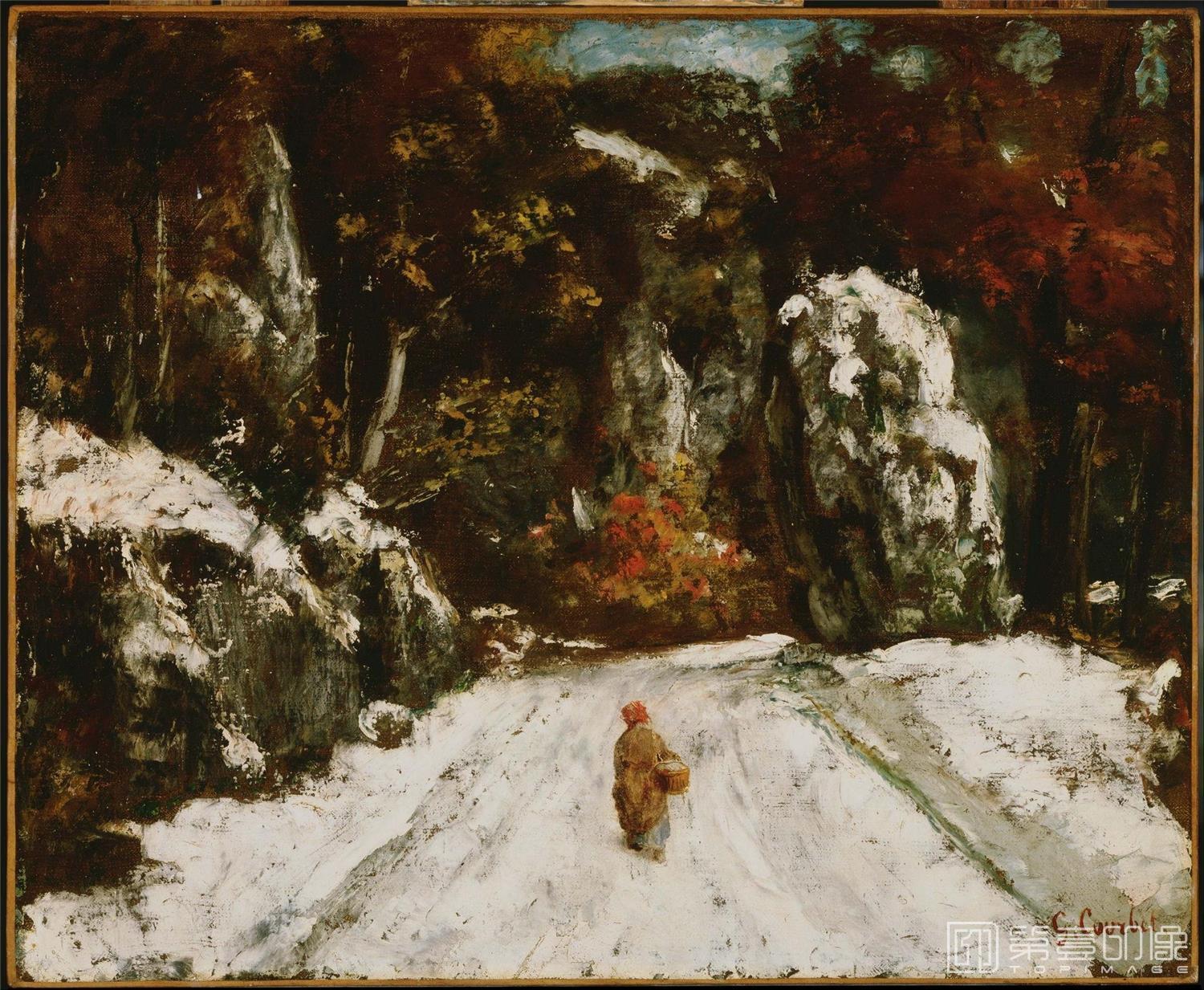 油画-[法国]居斯塔夫·库尔贝 (Gustave Courbet)作品集-0047