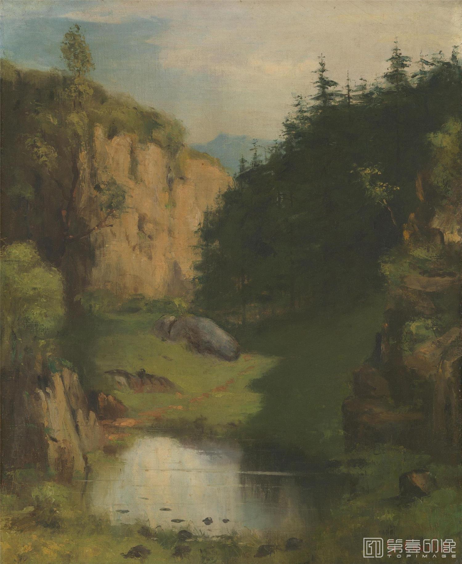 油画-[法国]居斯塔夫·库尔贝 (Gustave Courbet)作品集-0053