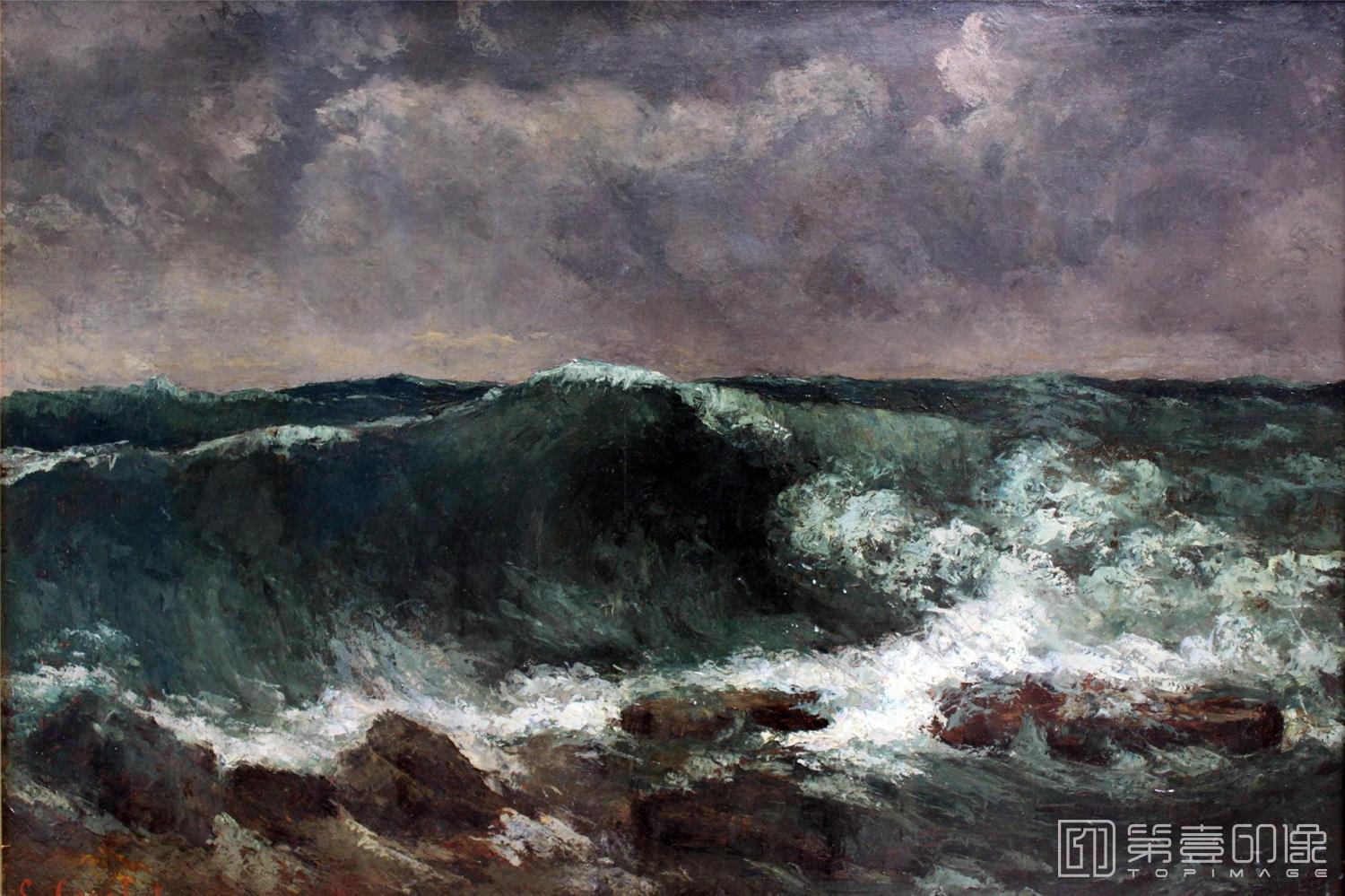 油画-[法国]居斯塔夫·库尔贝 (Gustave Courbet)作品集-0057
