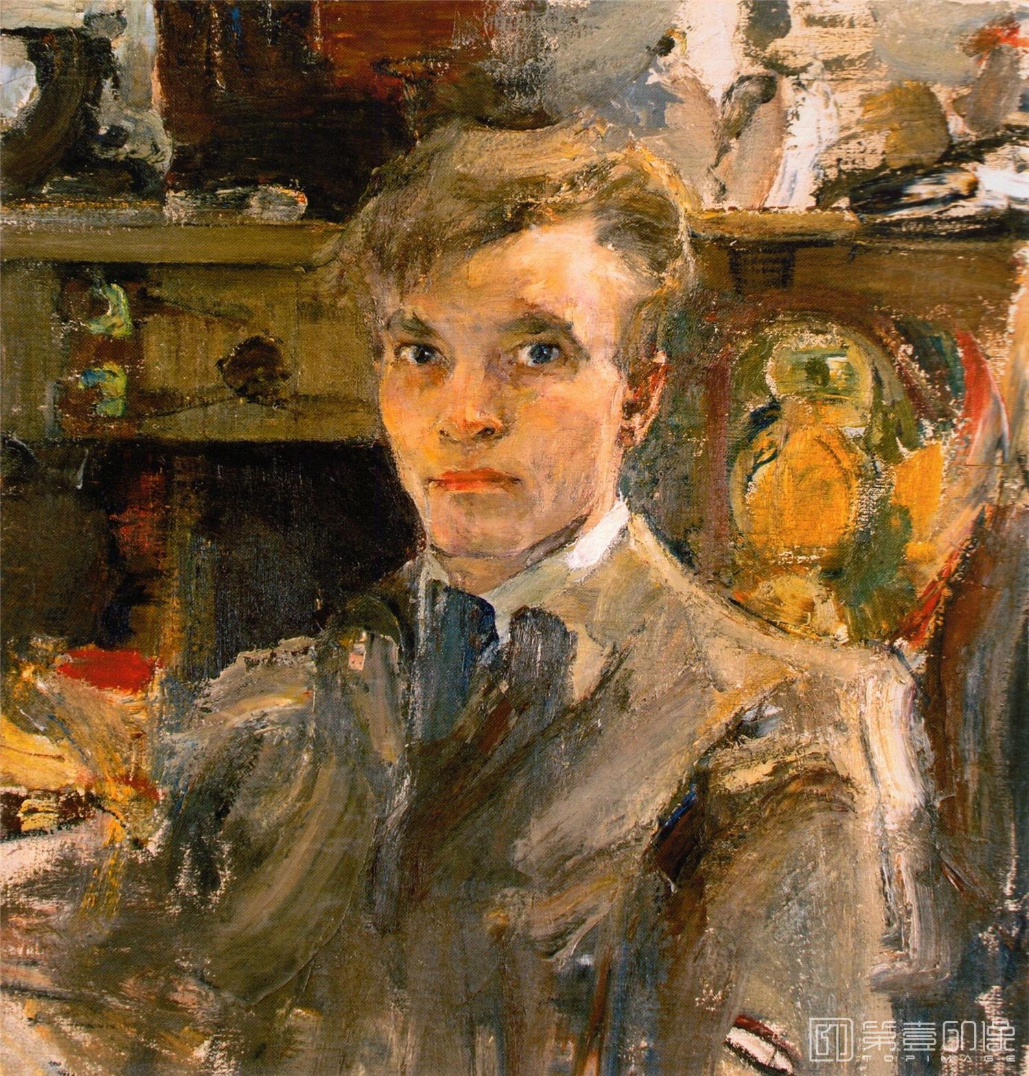 油画-[美国]尼古拉·费欣 (Nicolai Ivanovich Fechin)作品集-0129