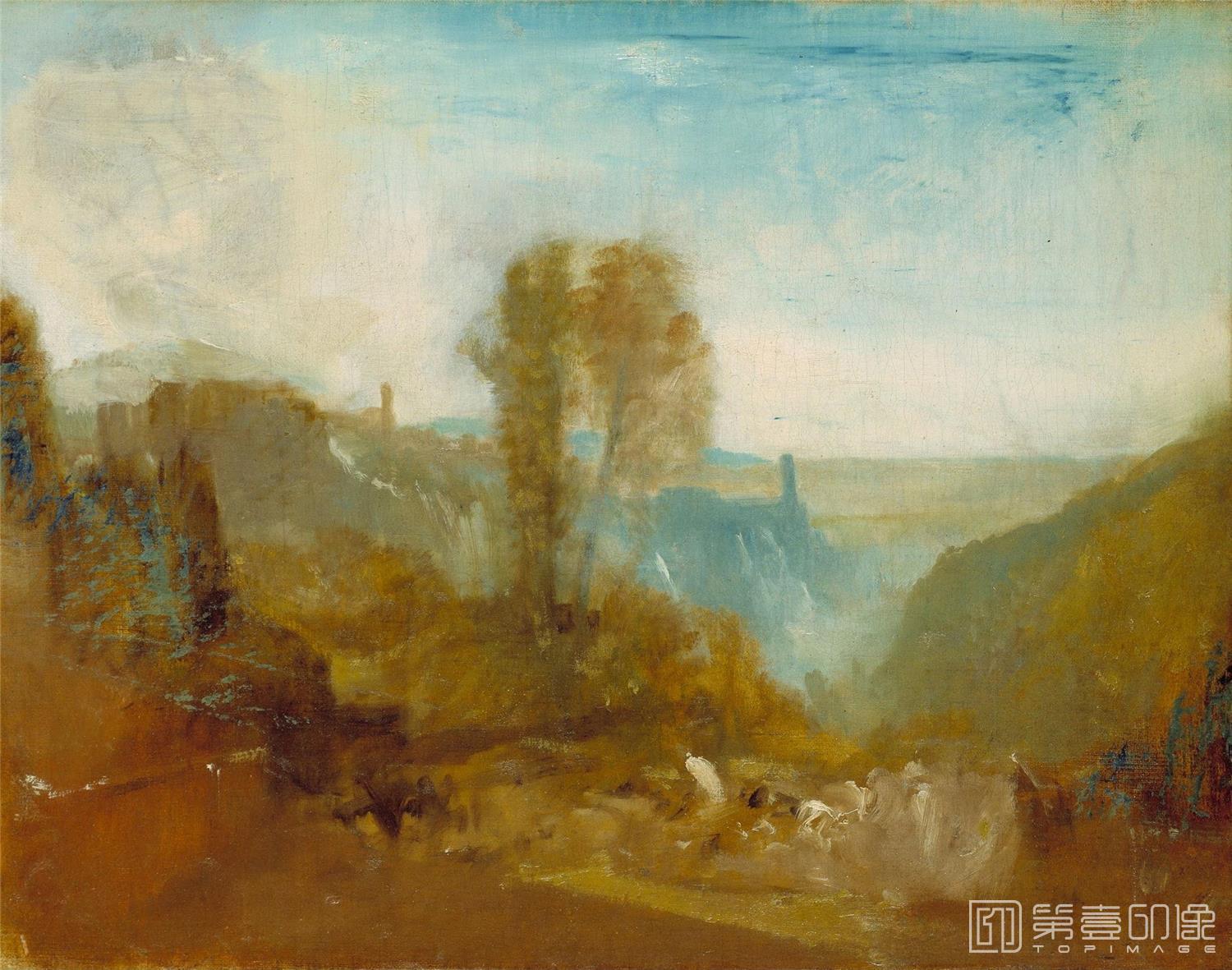 油画-[英国]约瑟夫·马洛德·威廉·透纳 (Joseph Mallord William Turner)作品集-0024