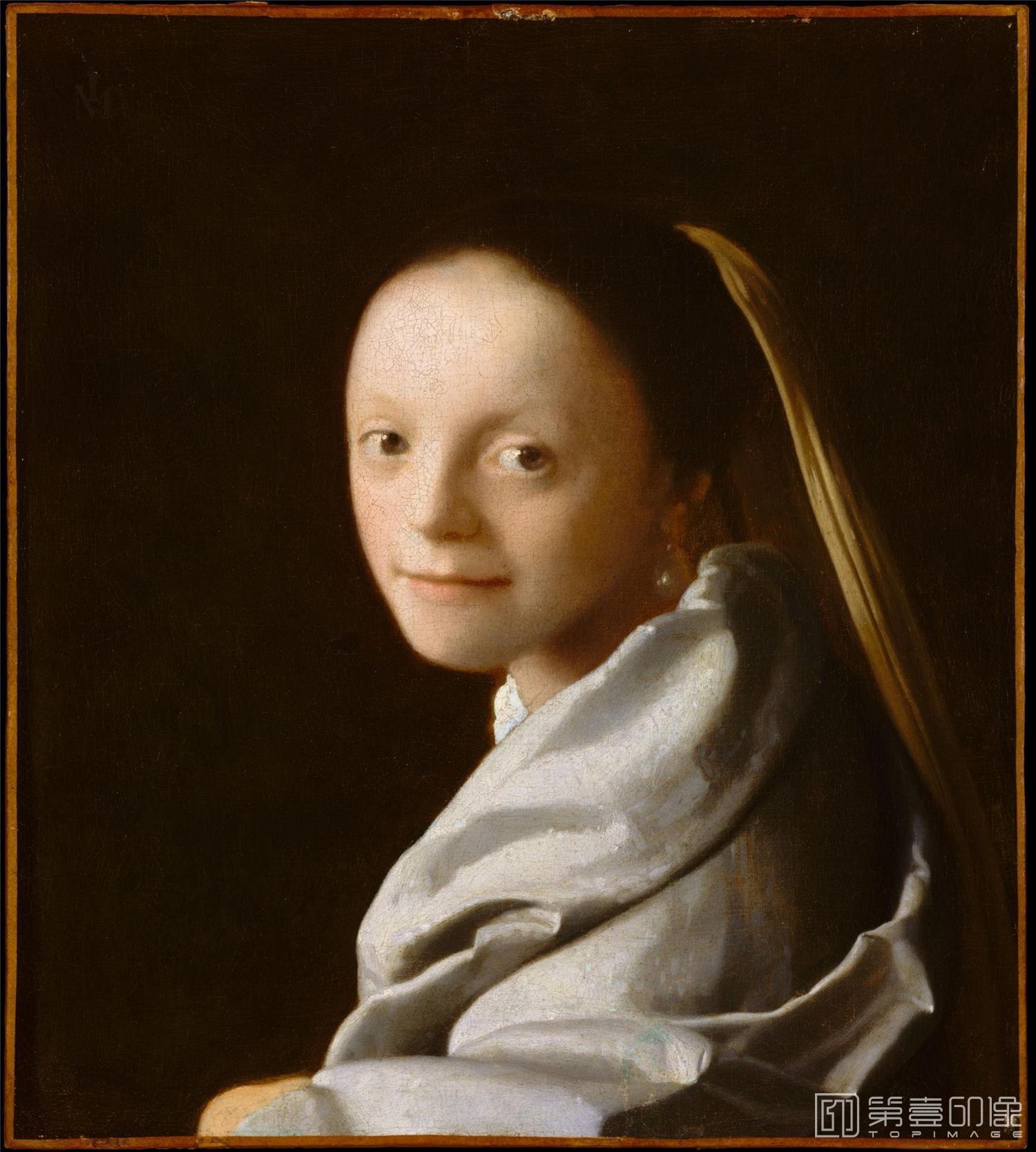 油画-[荷兰]约翰内斯·维米尔 (Johannes Vermeer)作品集-0011