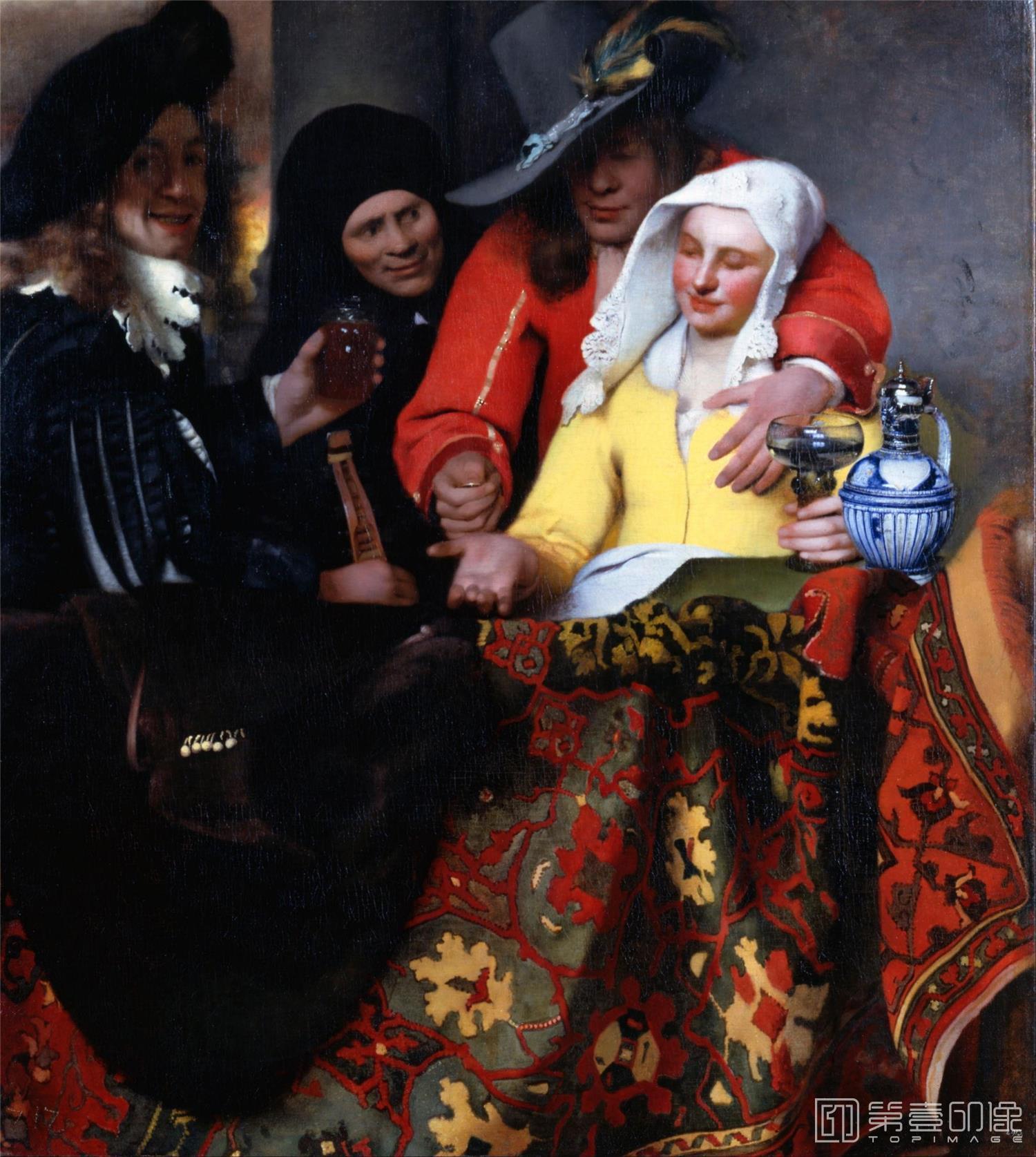 油画-[荷兰]约翰内斯·维米尔 (Johannes Vermeer)作品集-0017