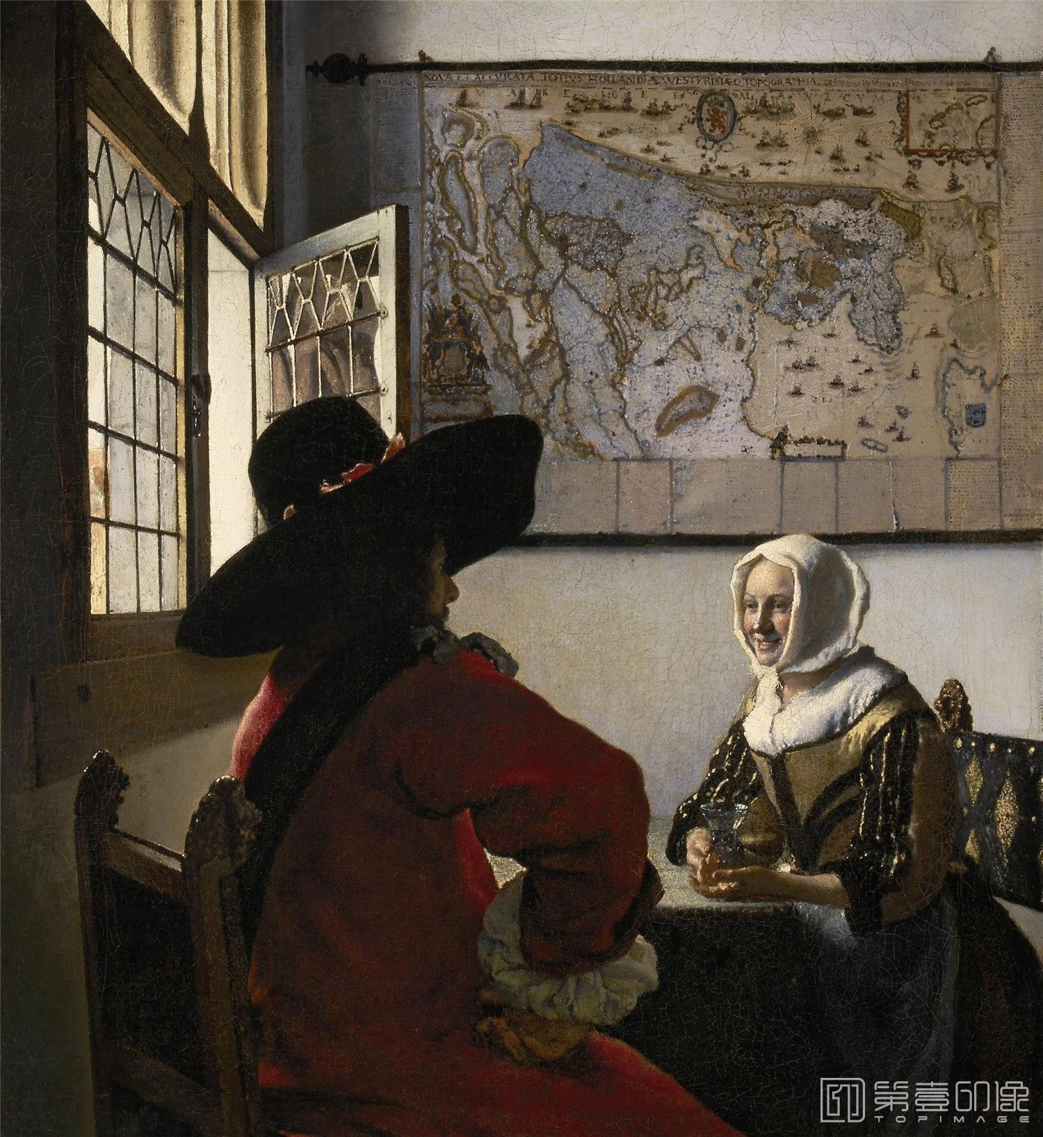 油画-[荷兰]约翰内斯·维米尔 (Johannes Vermeer)作品集-0032