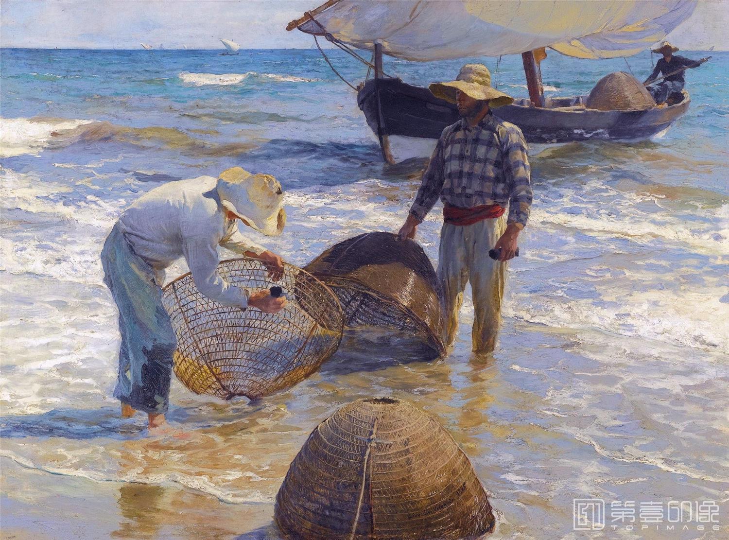 水彩画-[西班牙]索罗拉 (Sorolla )作品集-0009