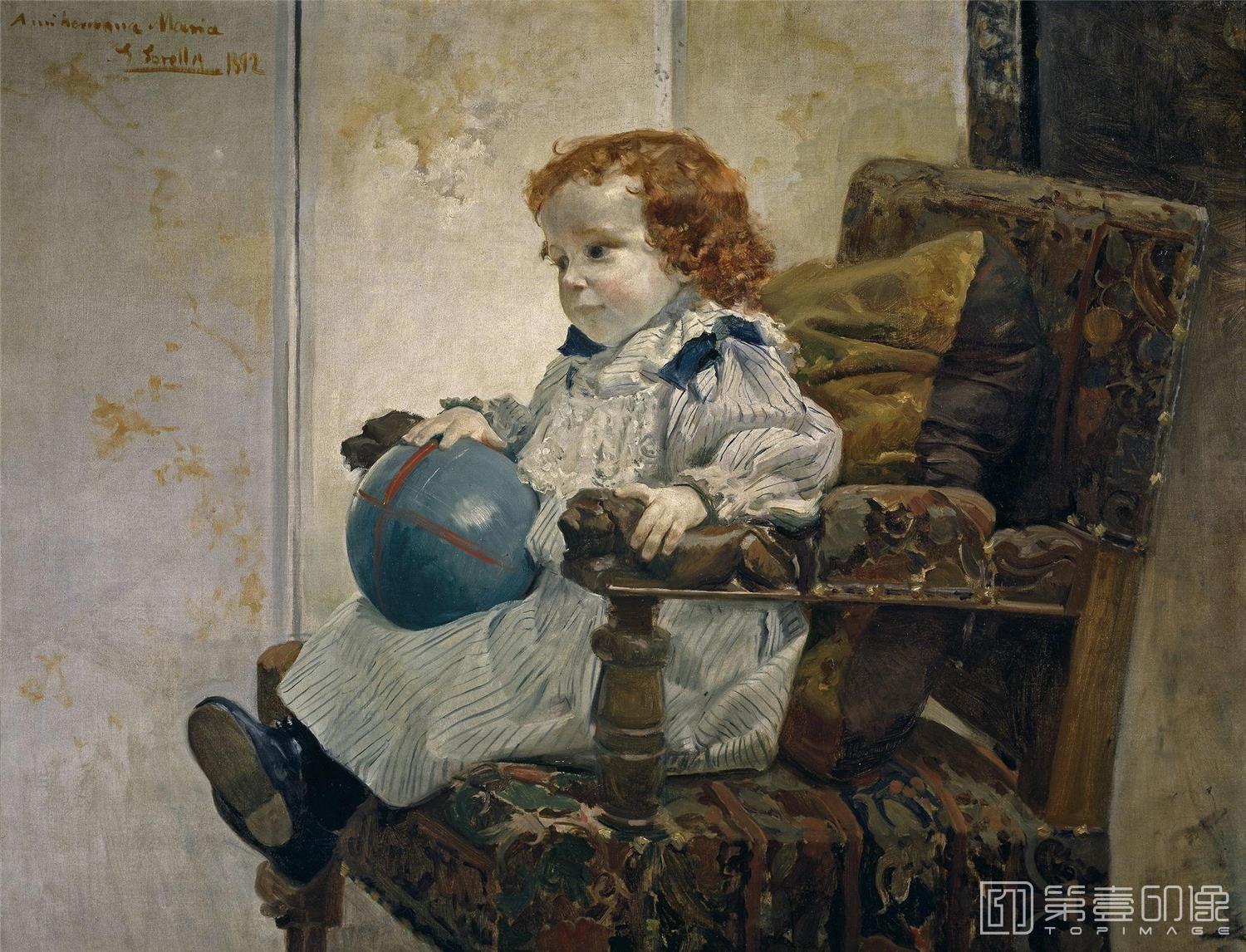 水彩画-[西班牙]索罗拉 (Sorolla )作品集-0024