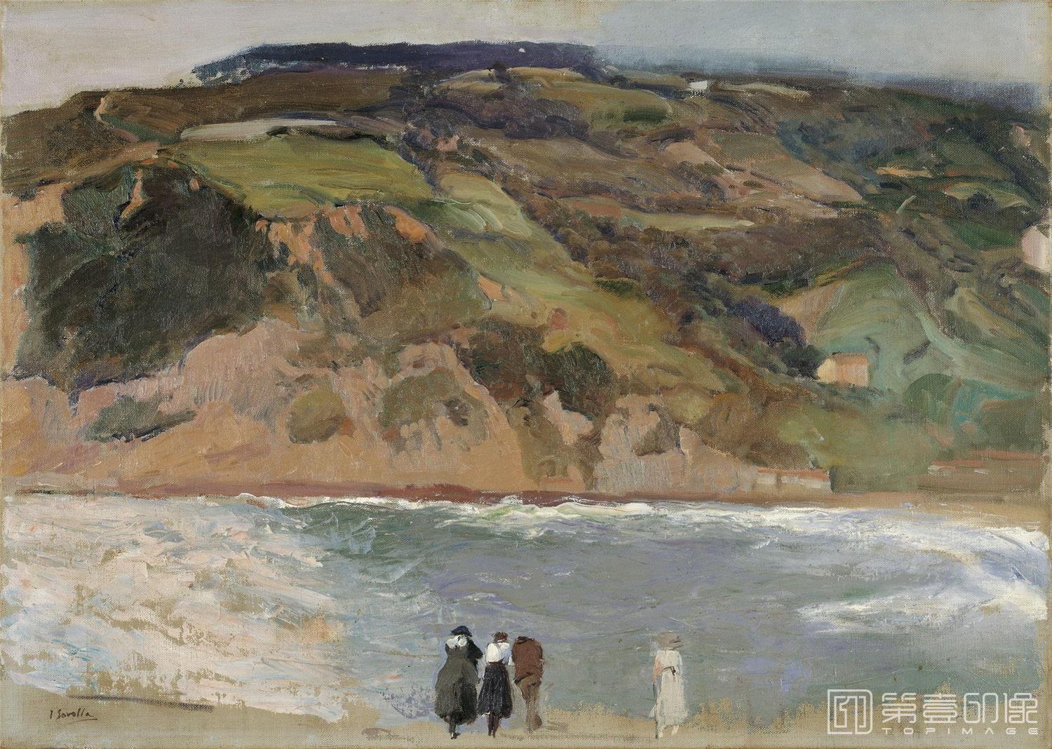 水彩画-[西班牙]索罗拉 (Sorolla )作品集-0025