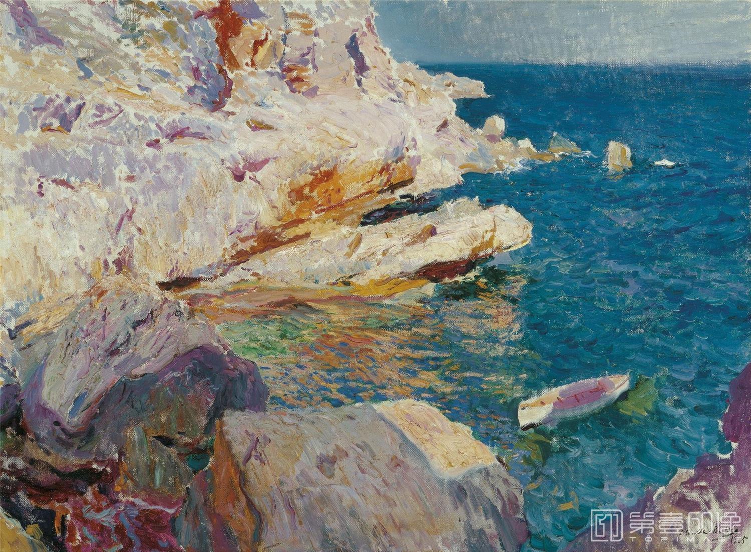 水彩画-[西班牙]索罗拉 (Sorolla )作品集-0026