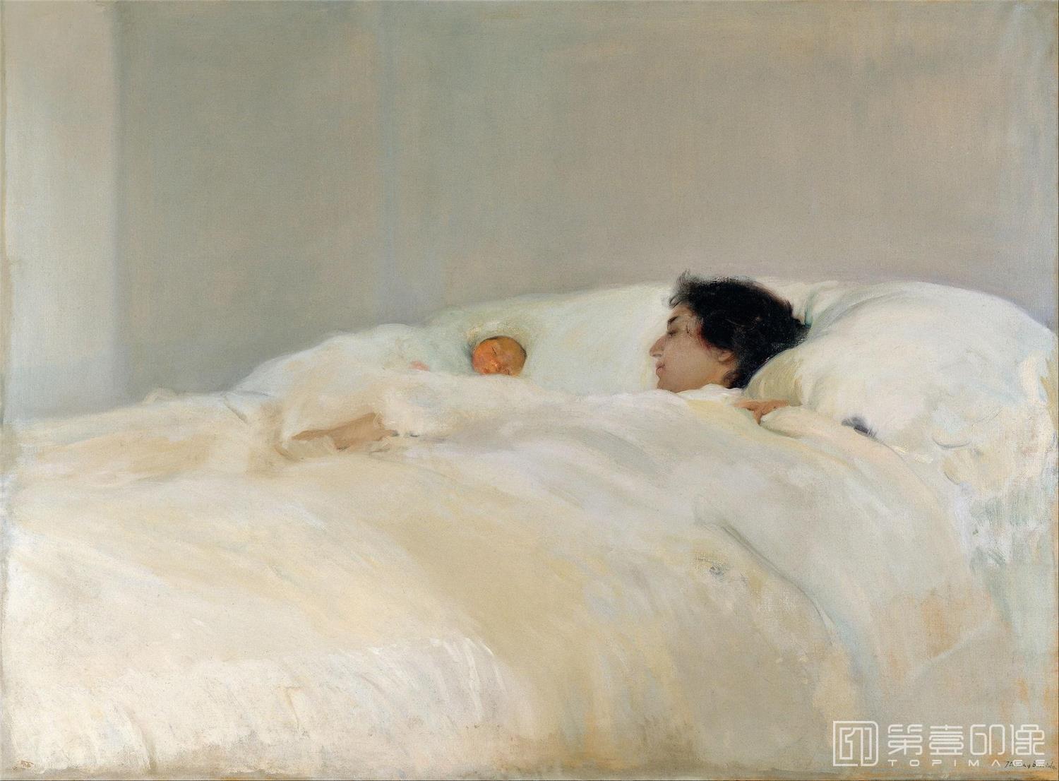 水彩画-[西班牙]索罗拉 (Sorolla )作品集-0045