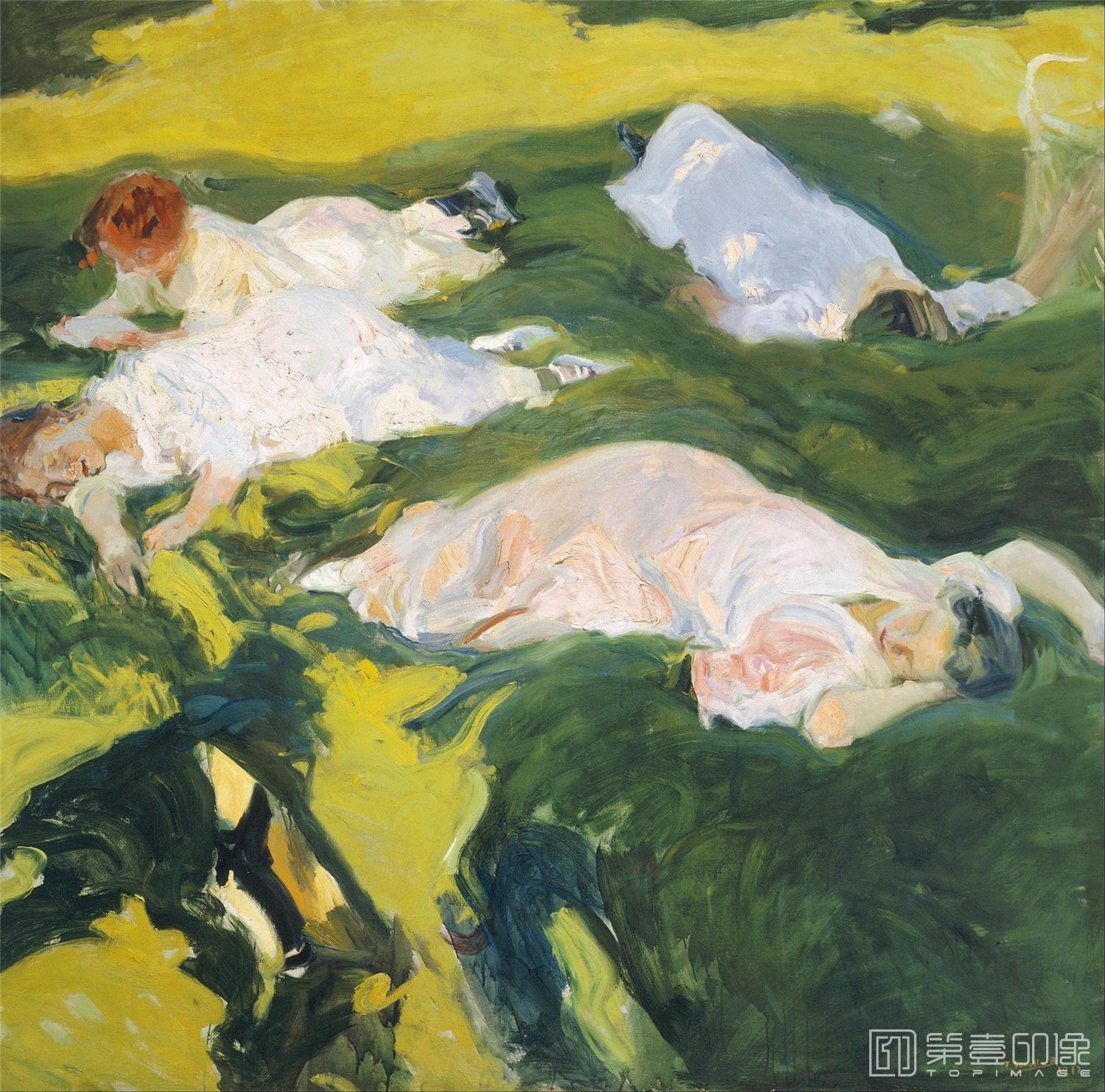 水彩画-[西班牙]索罗拉 (Sorolla )作品集-0058