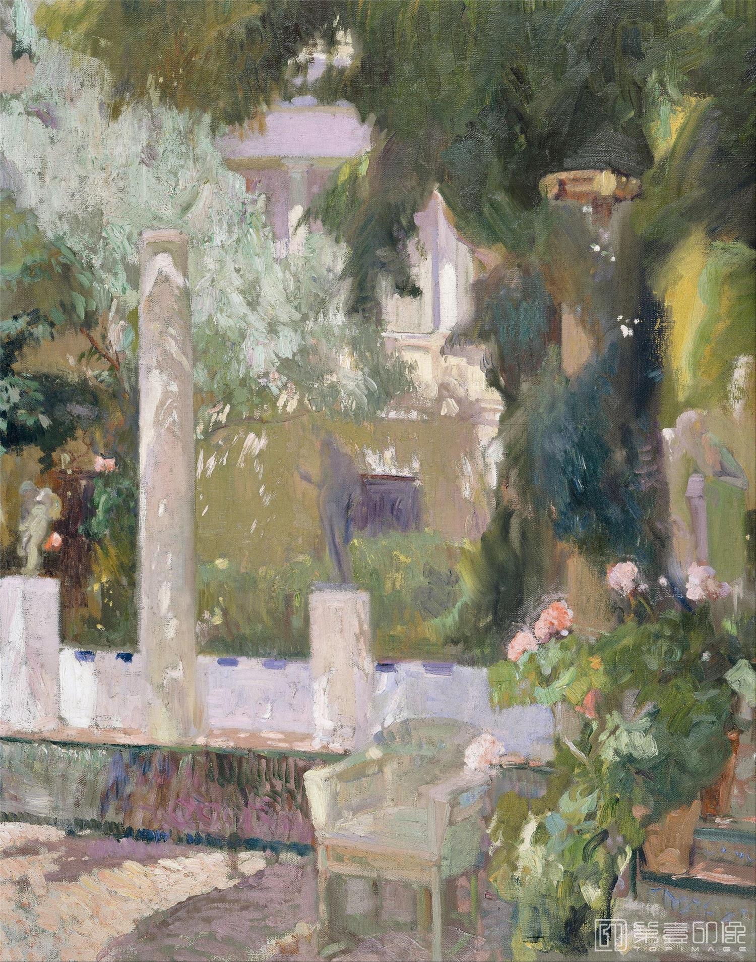 水彩画-[西班牙]索罗拉 (Sorolla )作品集-0062