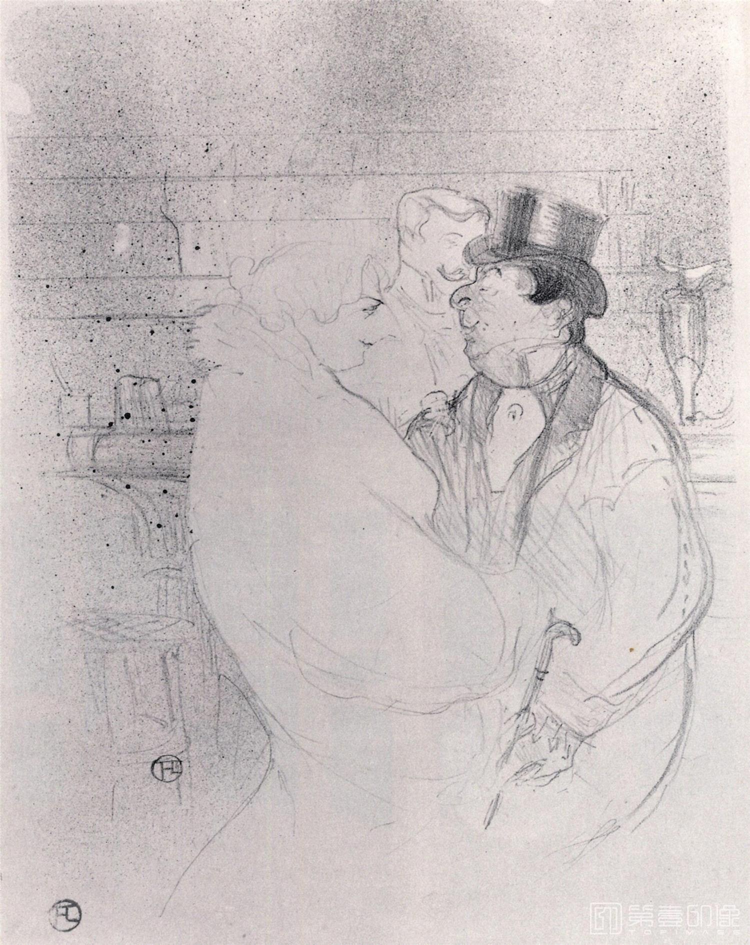 素描-劳特雷克绘画油画图集-0090
