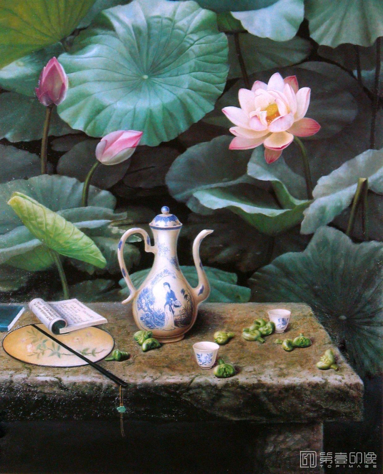 油画-大师花卉静物高清油画图片-0458