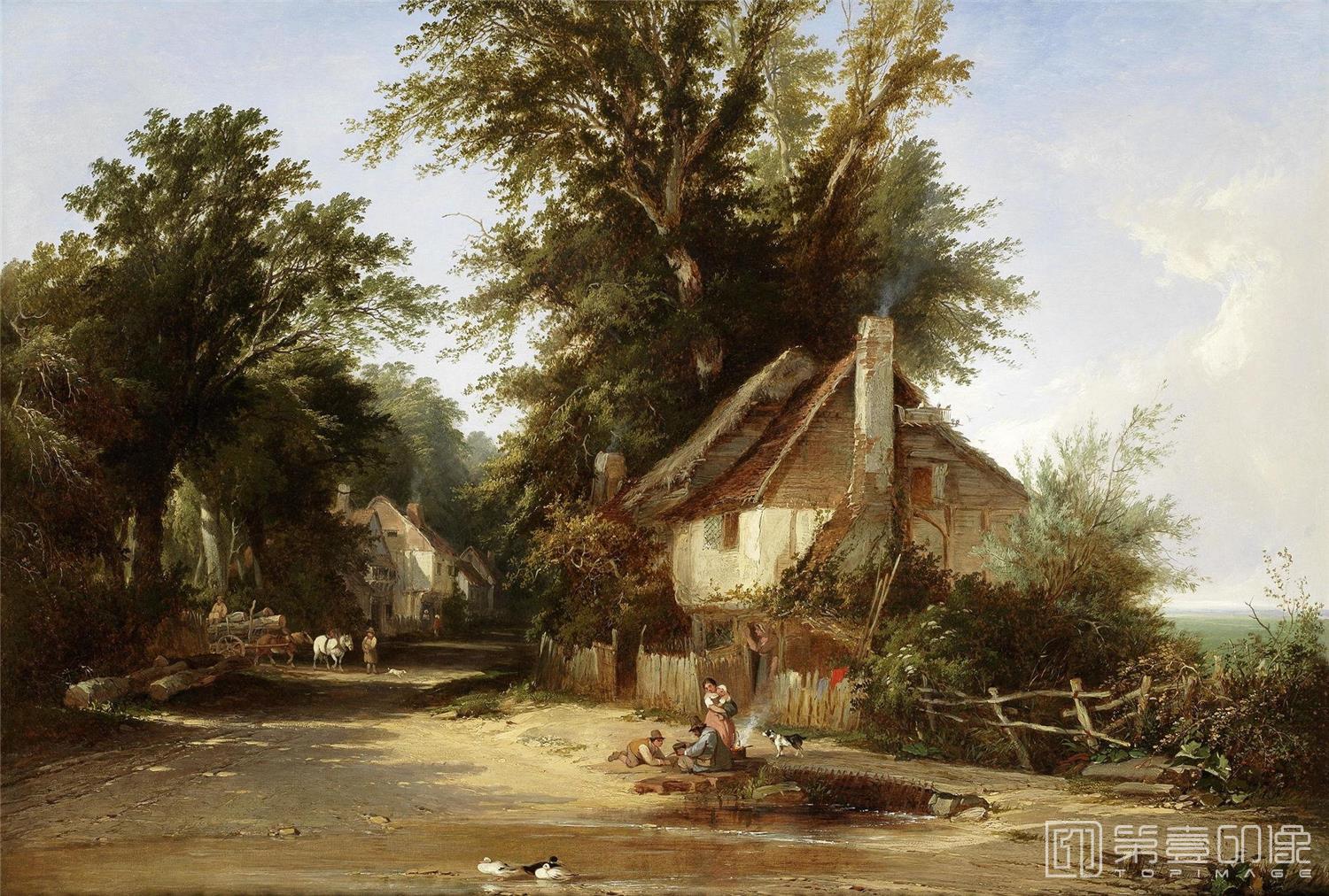 油画-精选风景油画高清图片集系列2-0534