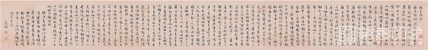 书法-滕王阁序草书纸本27x231