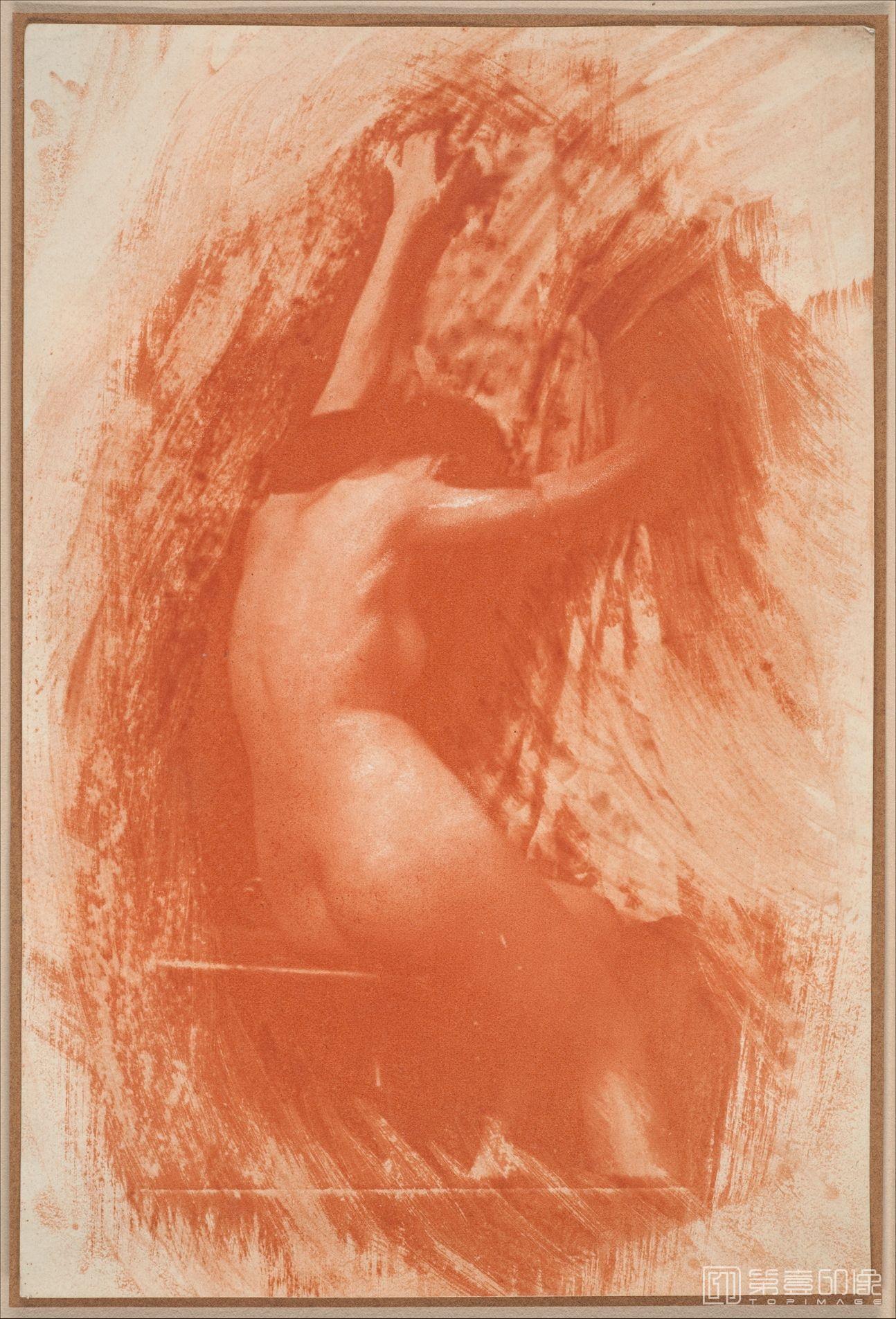 油画-美国纽约大都会美术馆-Robert Demachy-Struggle
