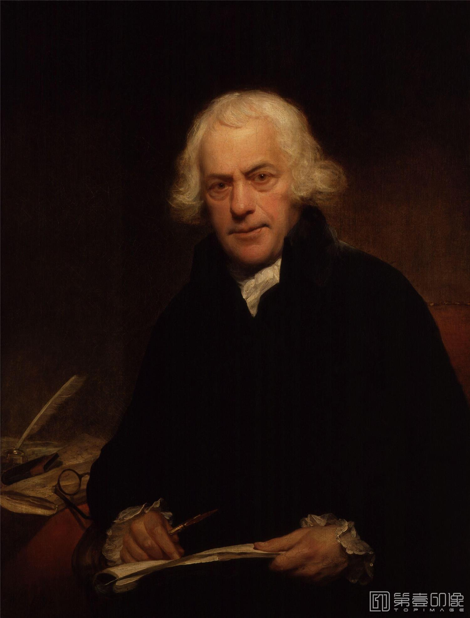 油画-国家肖像艺术博物馆-Thomas Sandby by Sir William Beechey