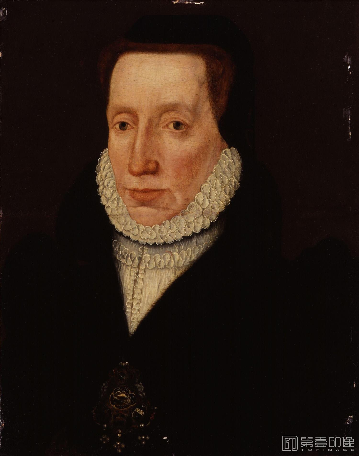油画-国家肖像艺术博物馆-Unknown woman, formerly known as Margaret Douglas, Countess of Lennox from