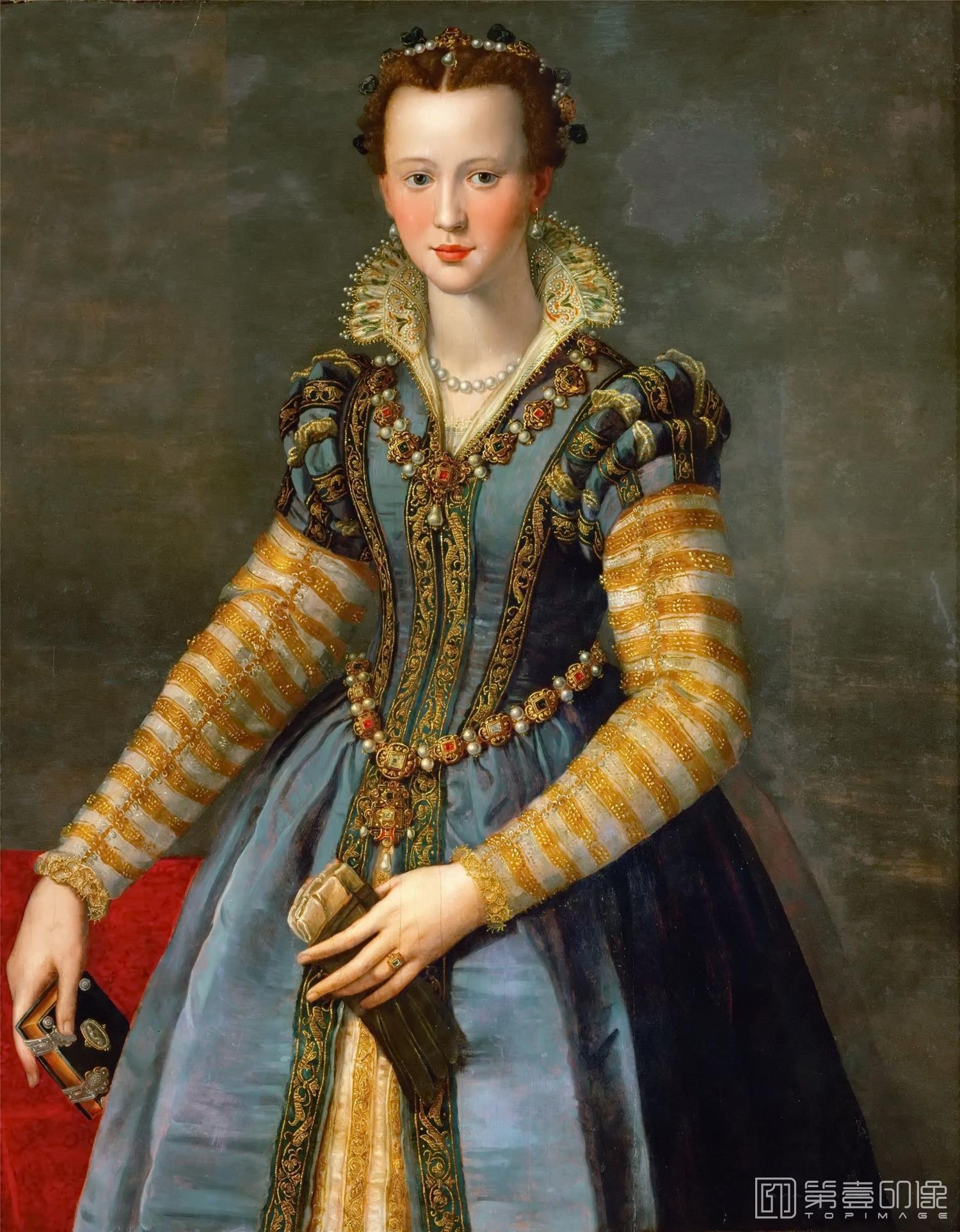 油画-奥地利维也纳艺术史博物馆-Allori,Alessandro-Maria de Medici (1540-1557)