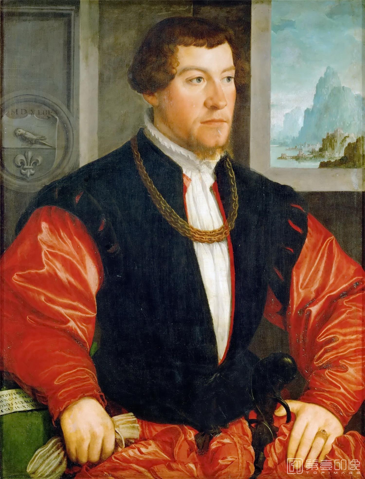 油画-奥地利维也纳艺术史博物馆-Amberger,Christoph-Christoph Baumgartner (1513-1586)