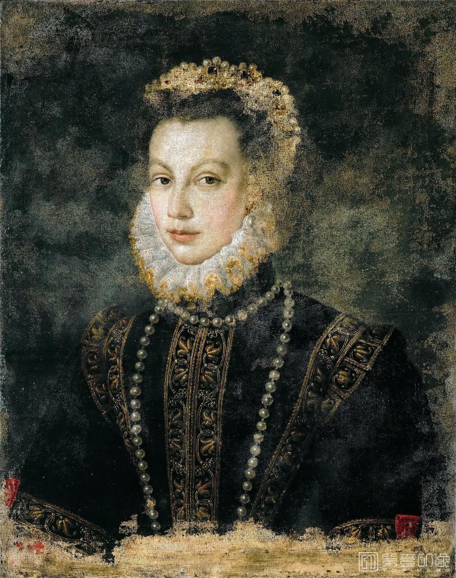油画-奥地利维也纳艺术史博物馆-Anguissola,Sofonisba-Isabella of Valois (1545-1568)