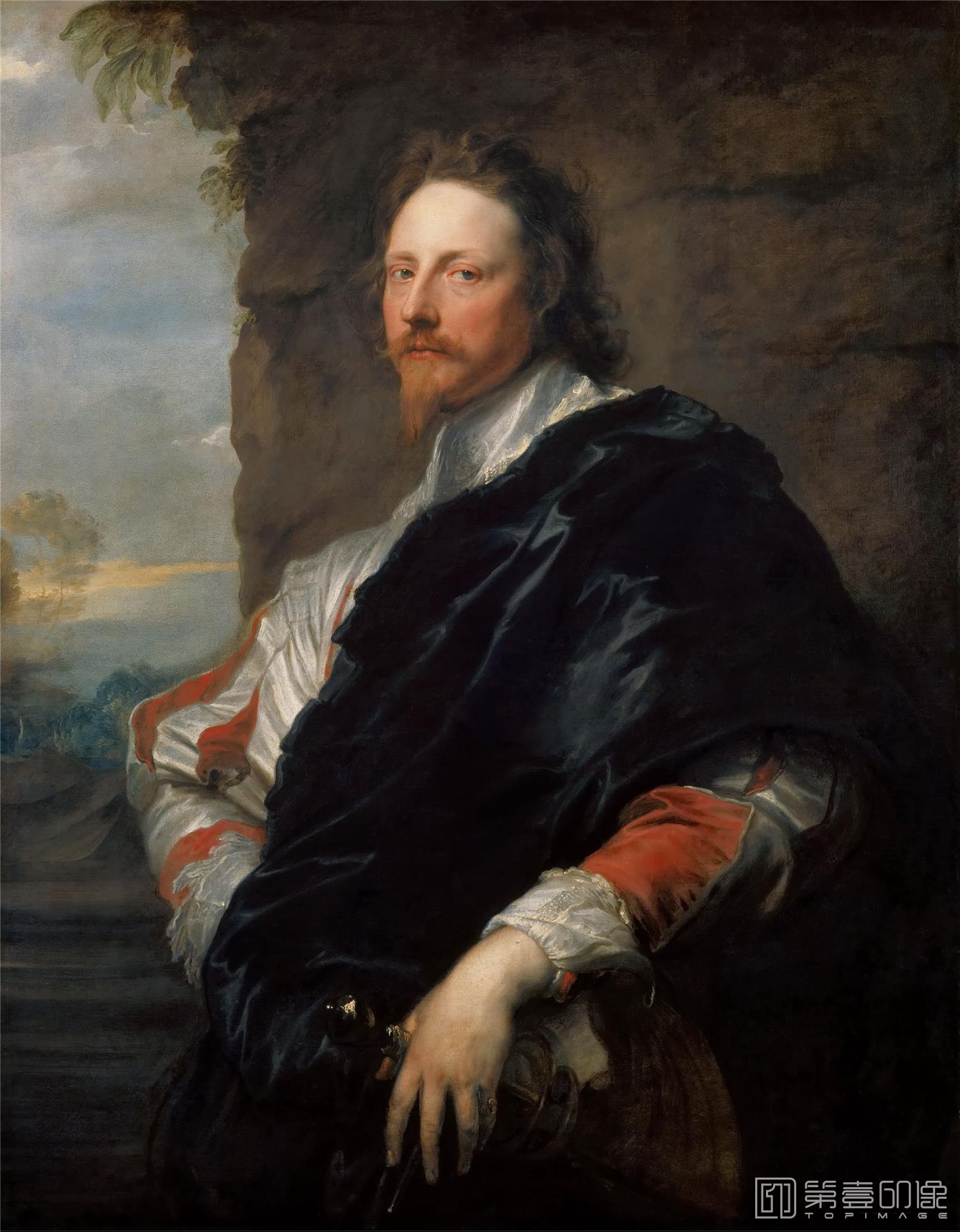 油画-奥地利维也纳艺术史博物馆-Anthony van Dyck-Nicholas Lanier (1588-1666)