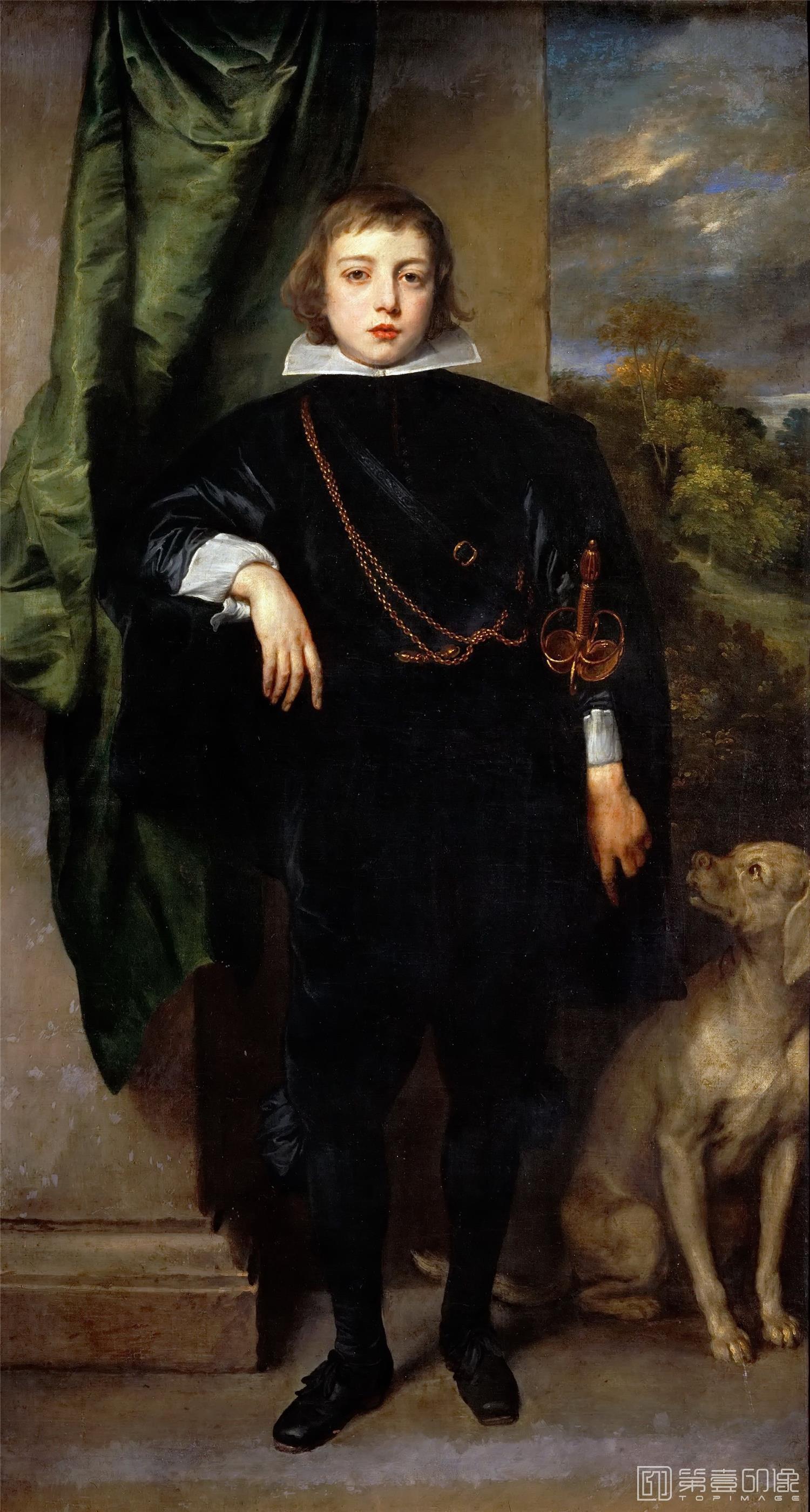 油画-奥地利维也纳艺术史博物馆-Anthony van Dyck-Prince Ruprecht von der Rfalz