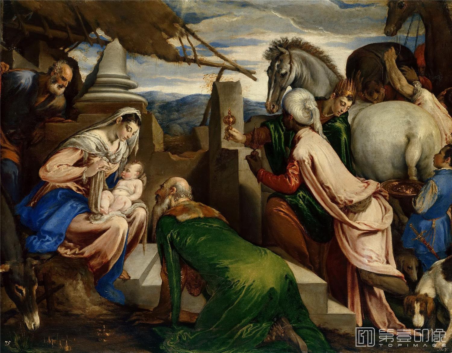 油画-奥地利维也纳艺术史博物馆-BASSANO, Jacopo- (b. ca. 1515, Bassano, d. 1592, Bassano)