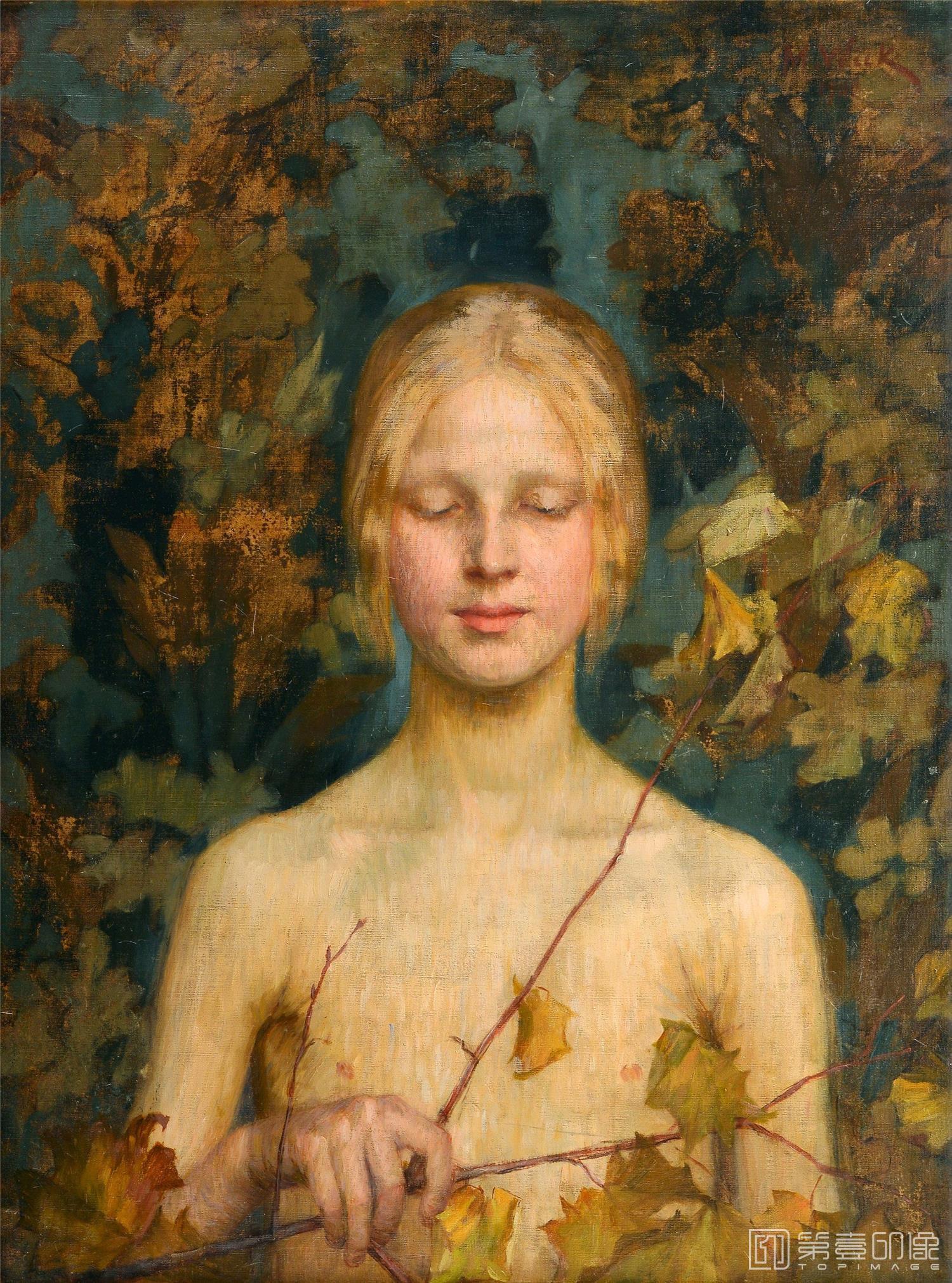 油画-巴黎奥赛博物馆-Maria Wiik-Innocentia