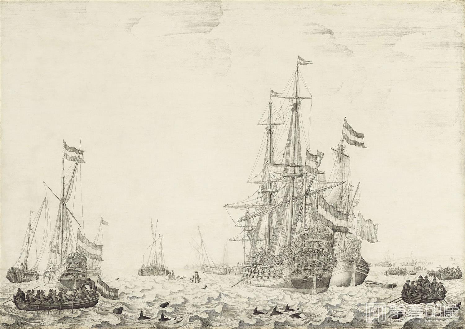 素描-美国华盛顿国立美术馆油画藏画-0457
