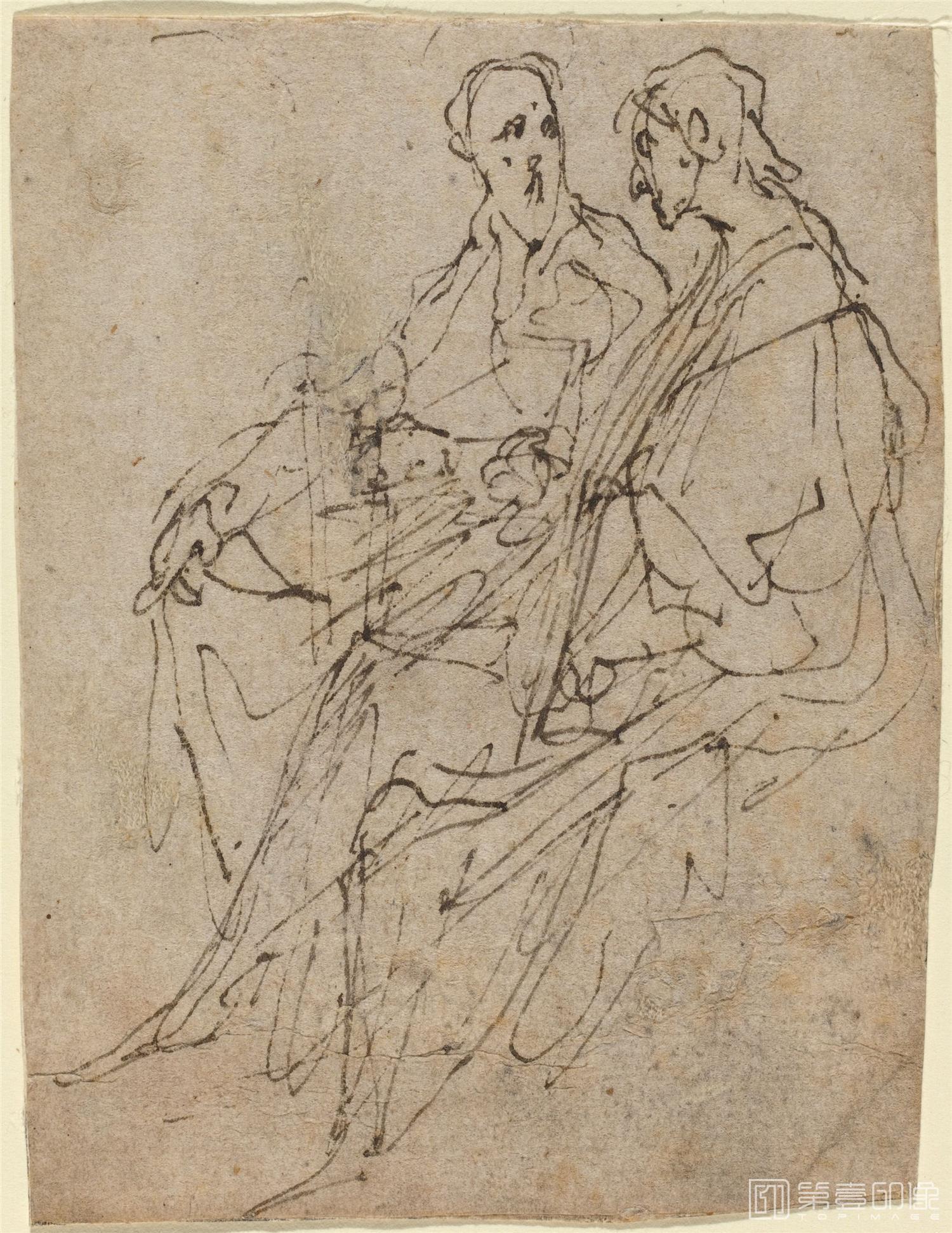 素描-美国华盛顿国立美术馆素描藏画-2425