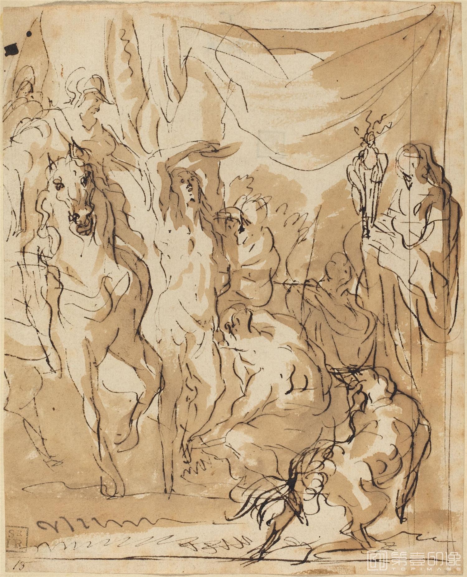 素描-美国华盛顿国立美术馆素描藏画-2435