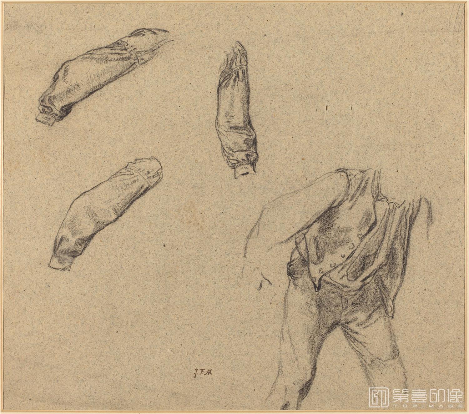 素描-美国华盛顿国立美术馆素描藏画-3335