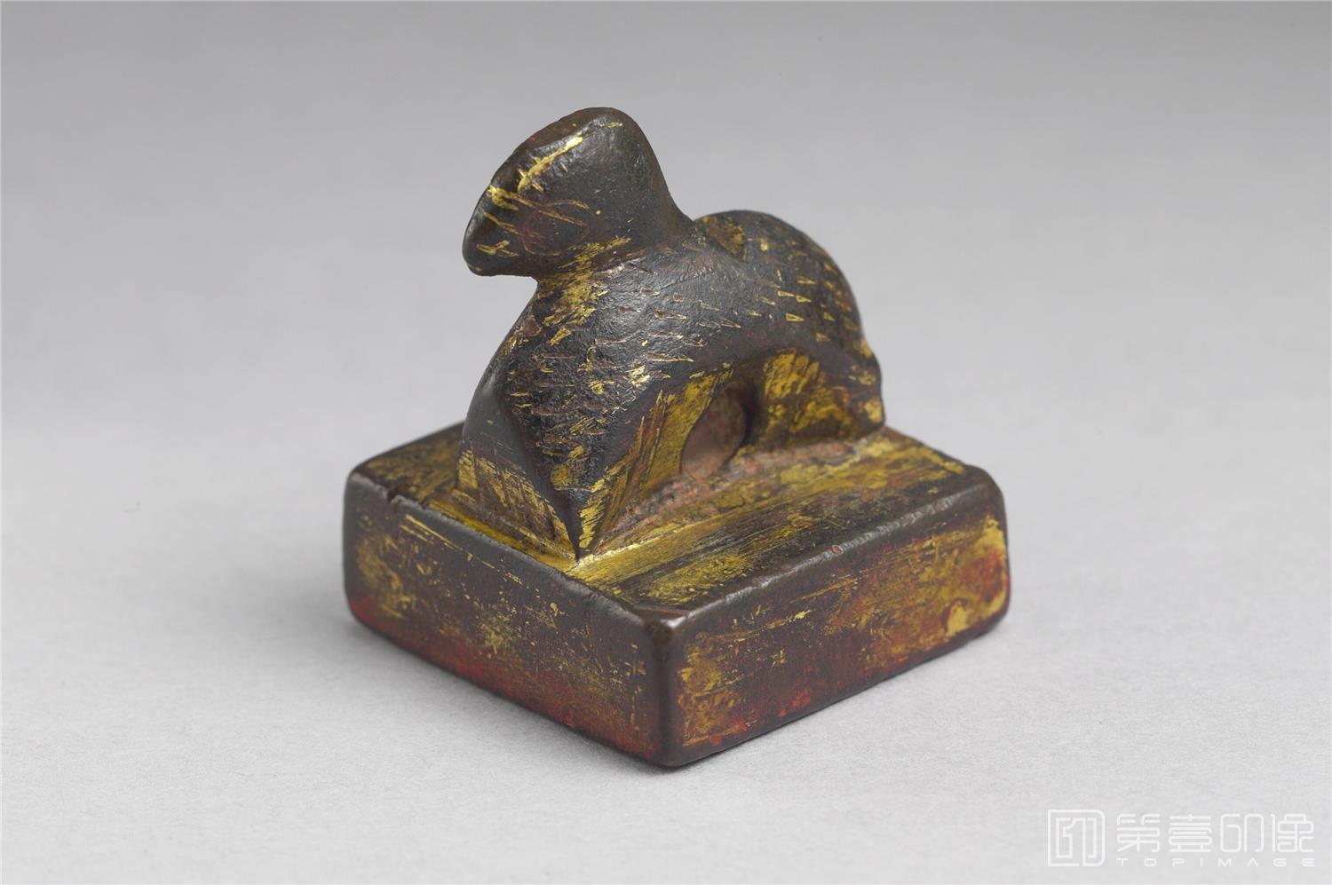 文物-「晋归义氐王」铜印 印面2.49×2.5 高2.58公分