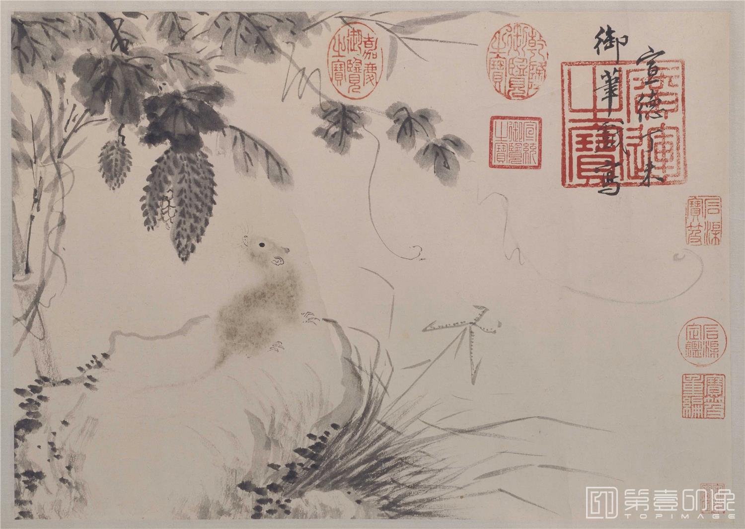国画-瓜鼠图册页3
