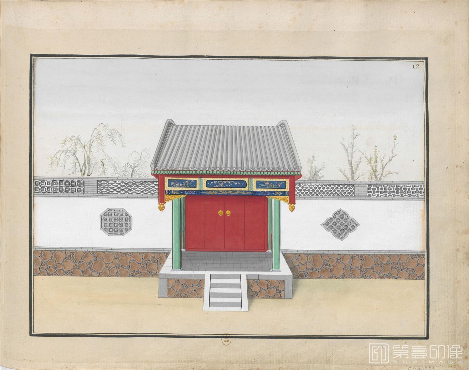 -中国建筑彩绘笔记.工具与样式.Essai sur l'architecture chinoise.2册.18世纪-322