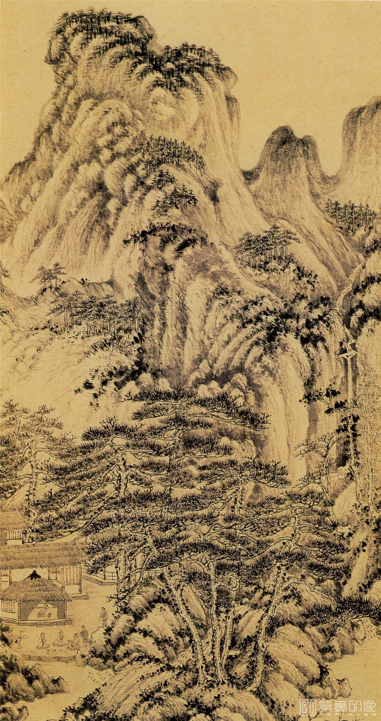 国画-仿宋元人缩本画跋册14开-90 国画-仿宋元人缩本画跋册14开-90